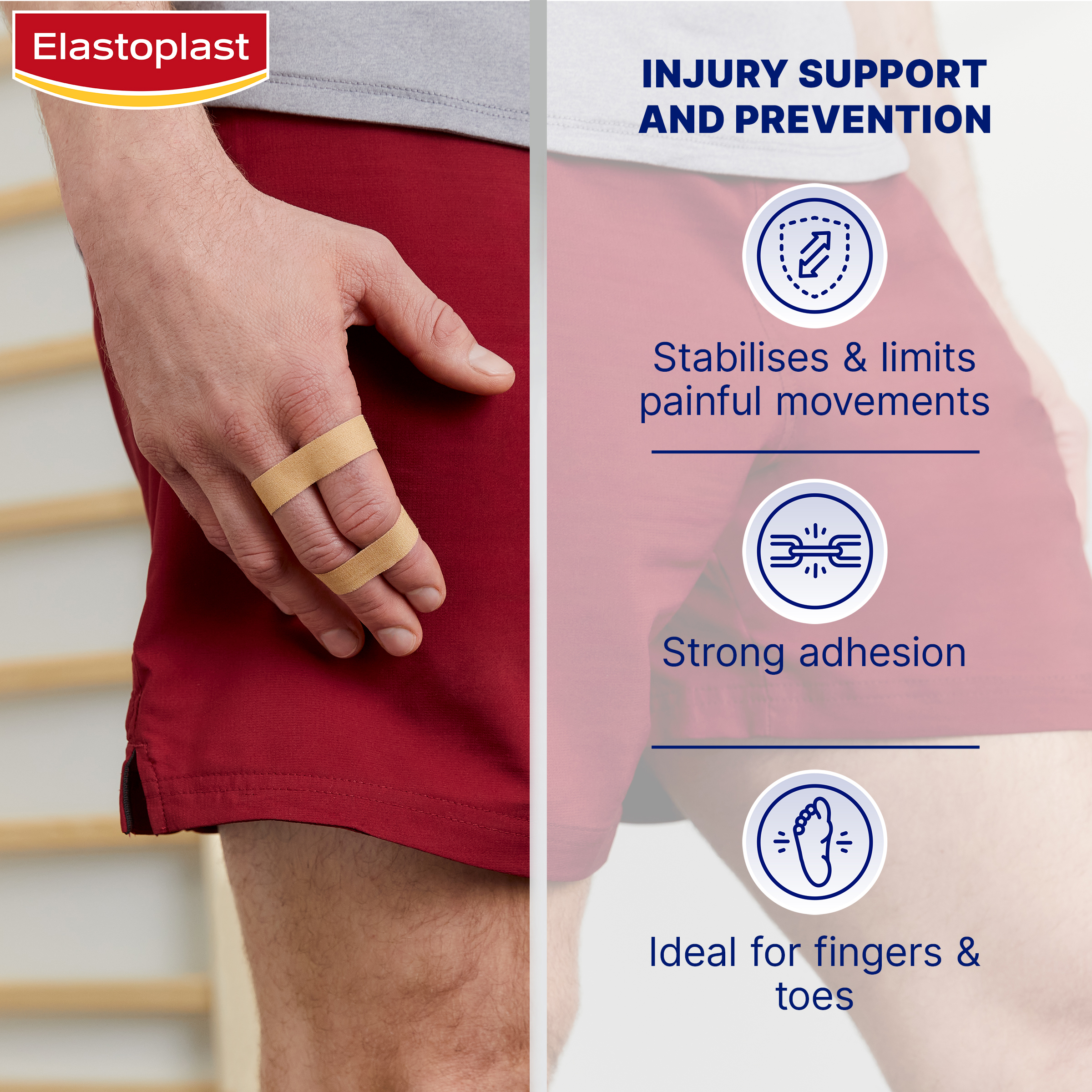 ELASTOPLAST SPORT RIGID STRAP TAPE 12.5MM X 10M - Image 4