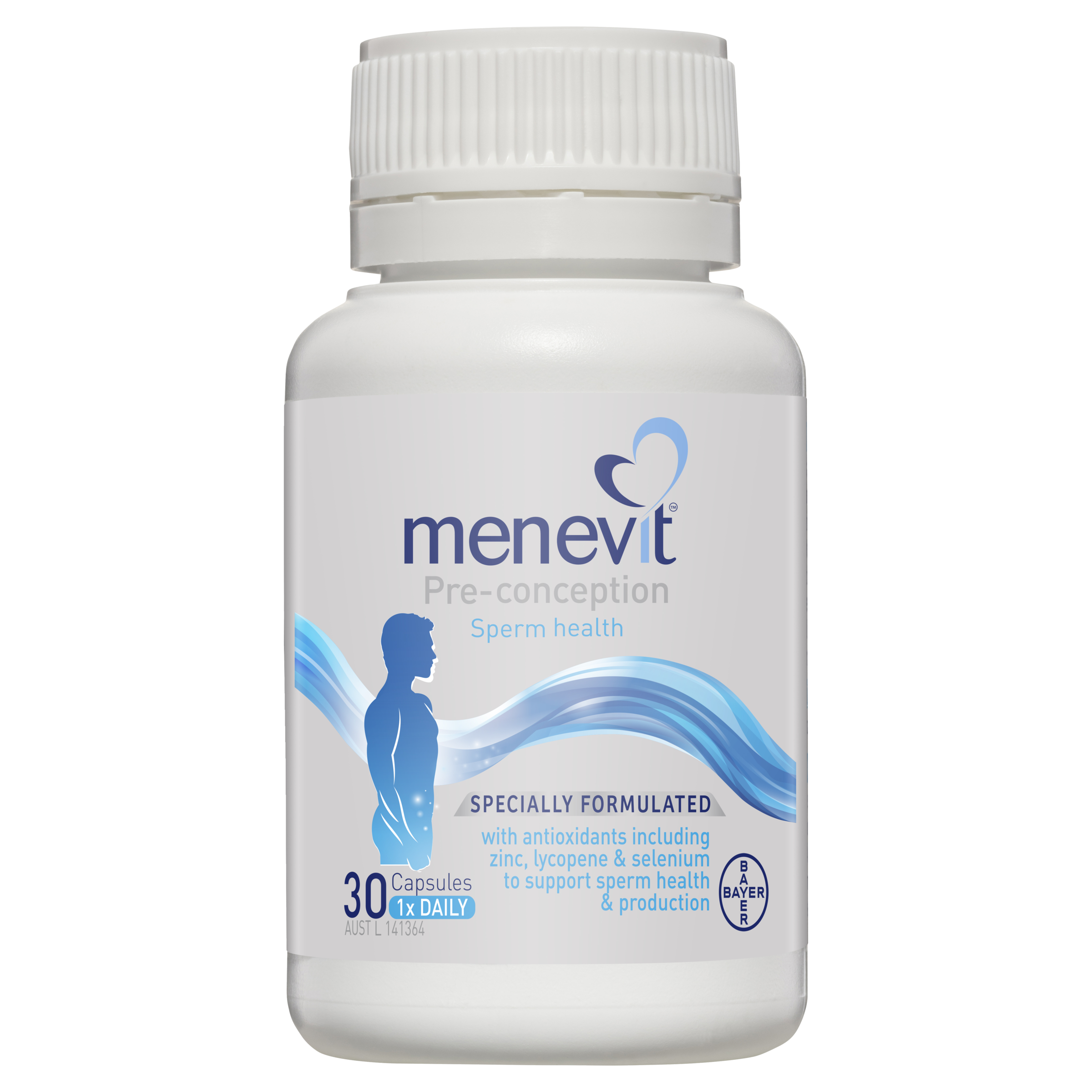 MENEVIT PRE-CONCEPTION SPERM HEALTH 30 CAPSULES - Image 7