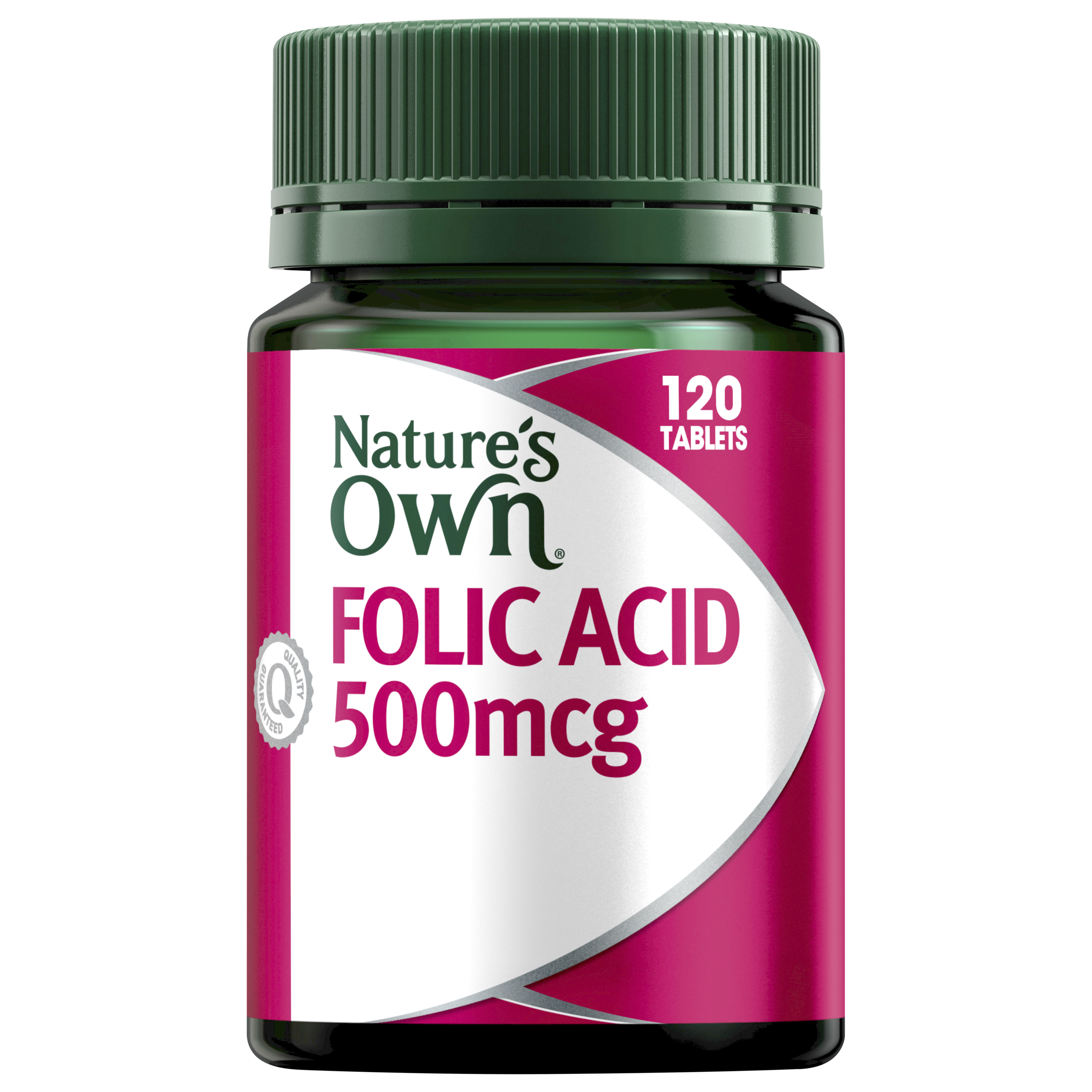 NATURES OWN FOLIC ACID 500MCG 120 TABLETS - Image 5