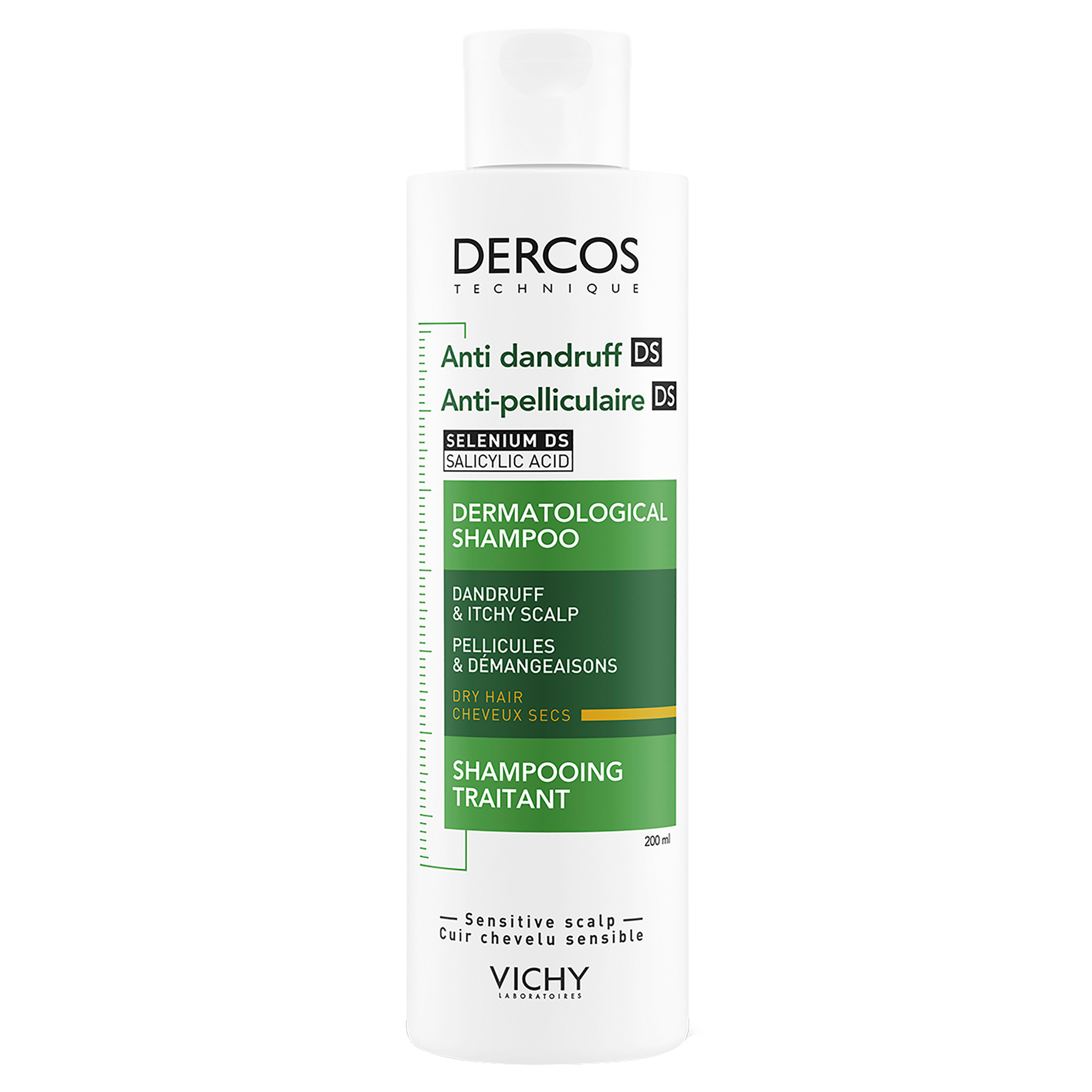 DERCOS ANTI-DANDRUFF DS SHAMPOO DRY HAIR 200ML
