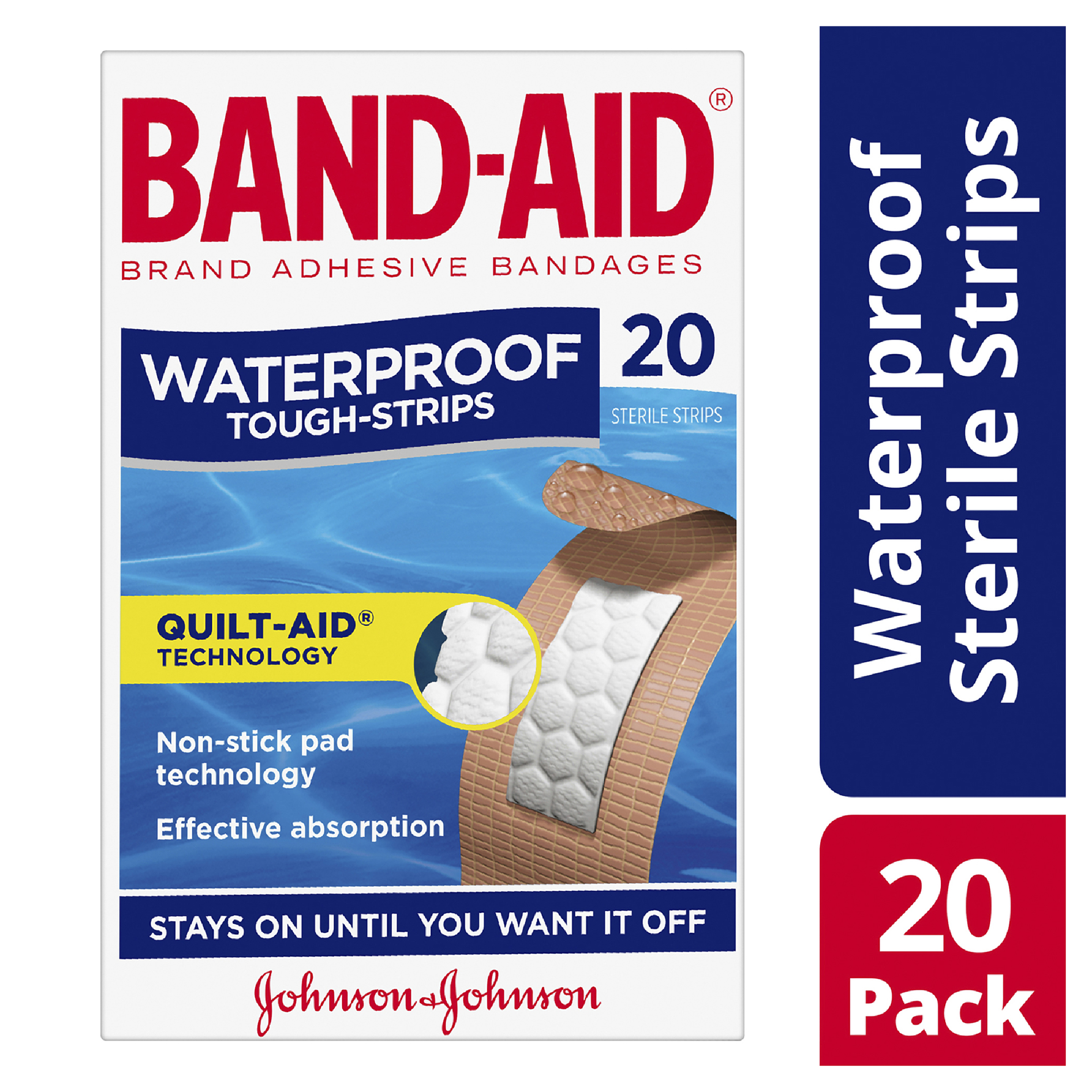 BAND-AID WATERPROOF TOUGH STRIPS 20 PACK - Image 5