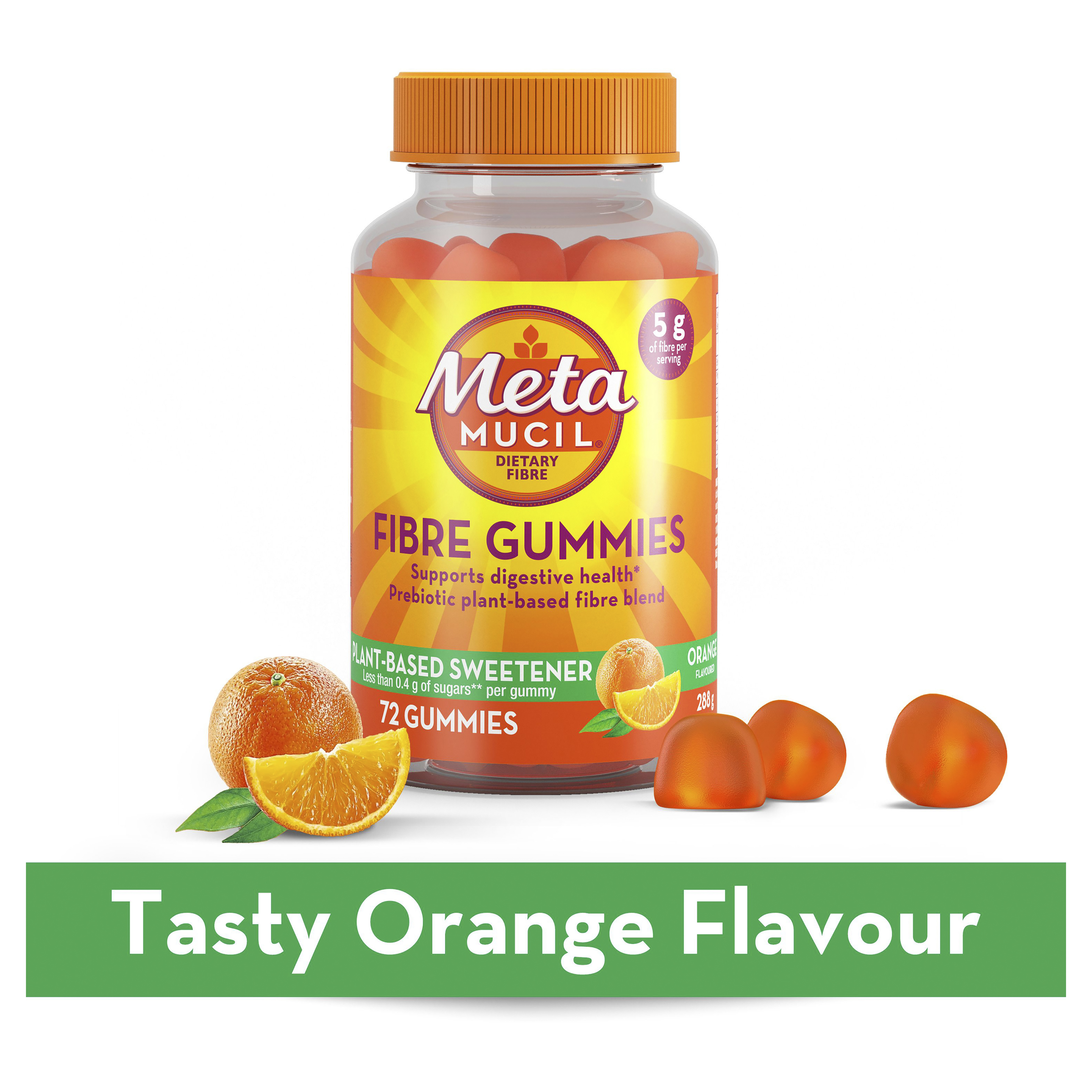 METAMUCIL FIBRE ORANGE 72 GUMMIES - Image 7