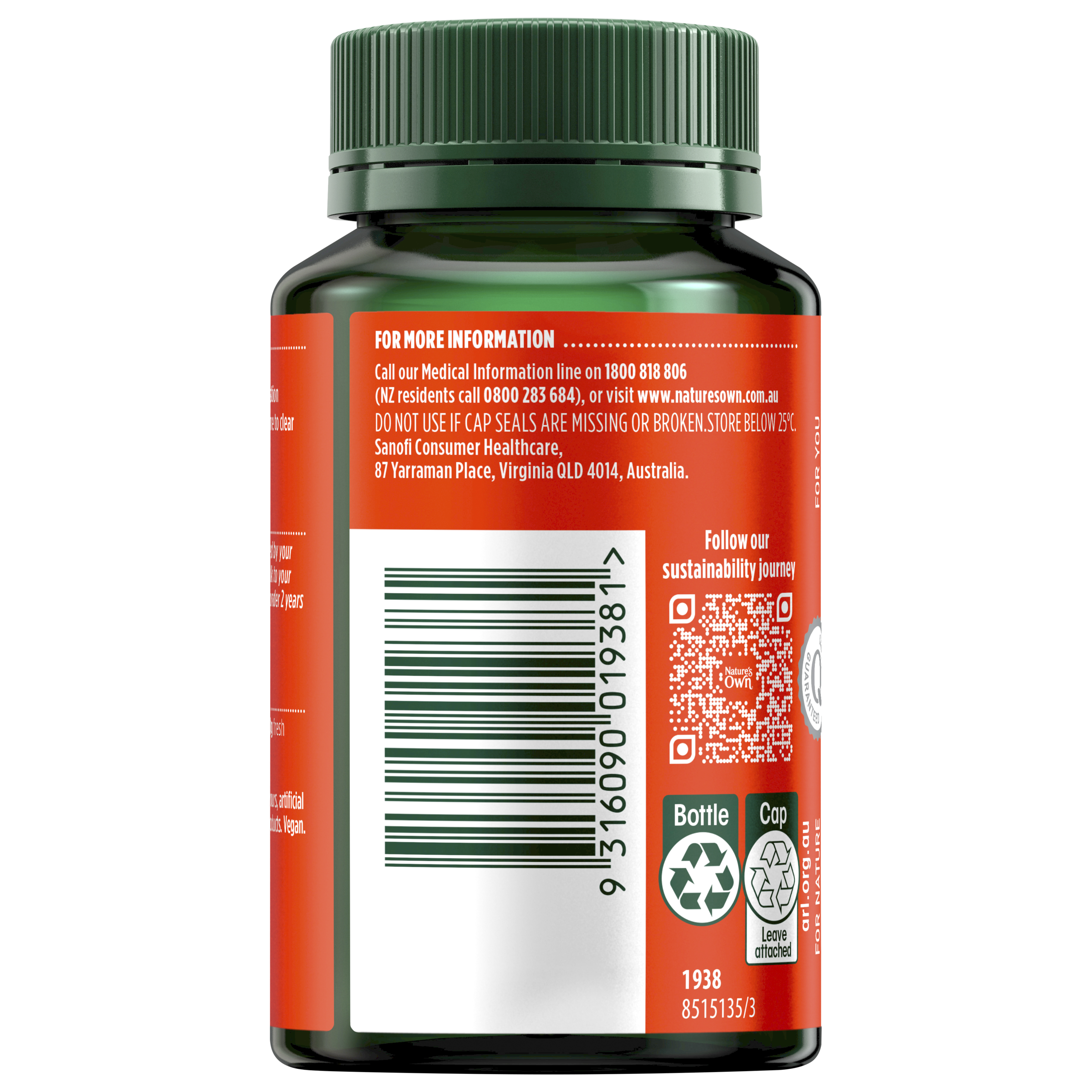 NATURES OWN HIGH STRENGTH GARLIC 10000MG 100 TABLETS - Image 4