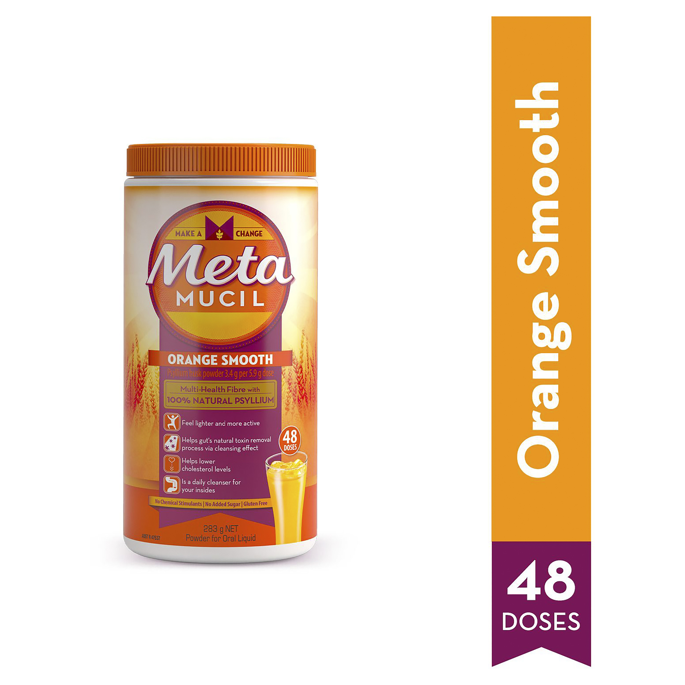 METAMUCIL ORANGE SMOOTH 283G 48 DOSES - Image 8