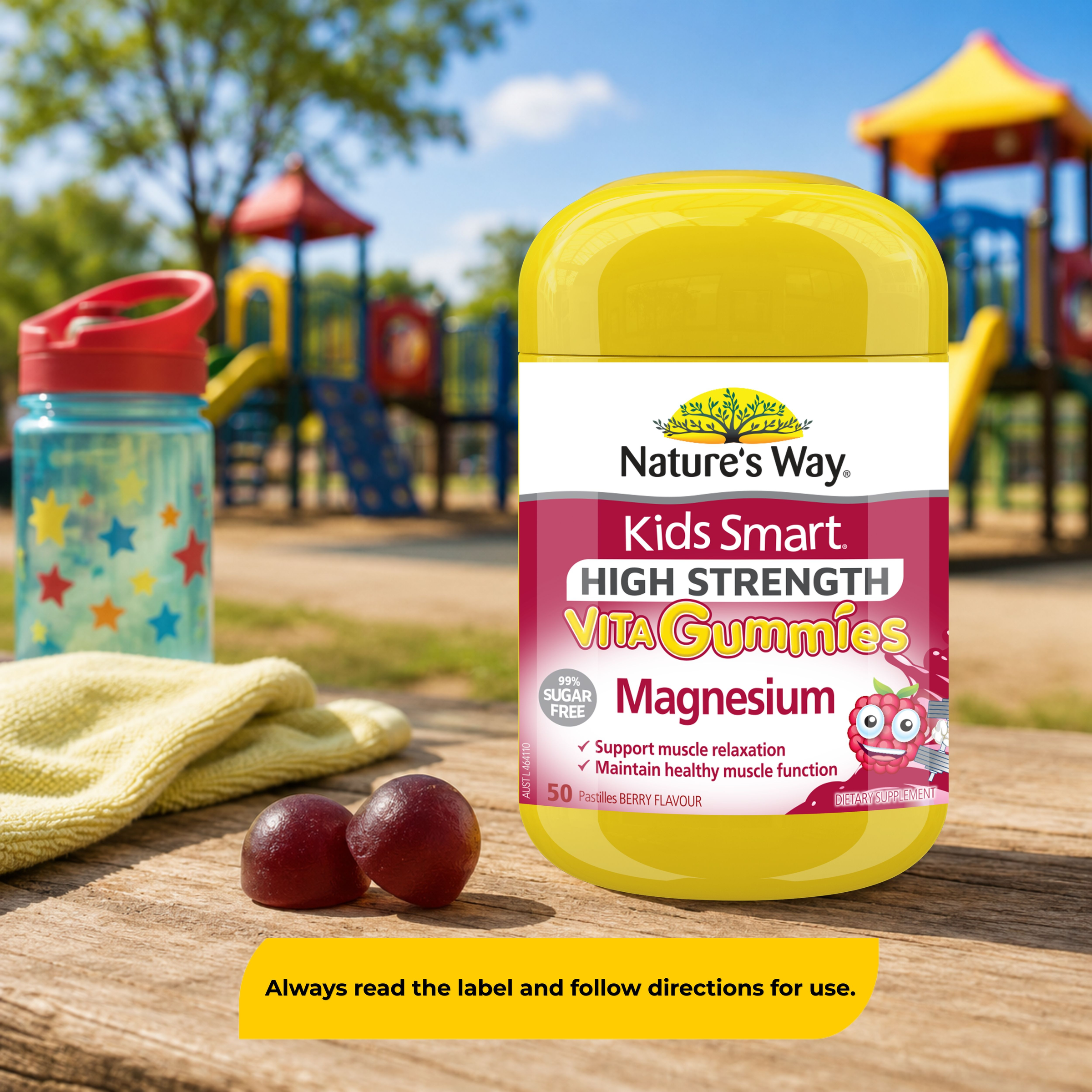 NATURES WAY KID SMART VITA GUMMIES HIGH STRENGTH MAGNESIUM 50 PASTILLES - Image 4