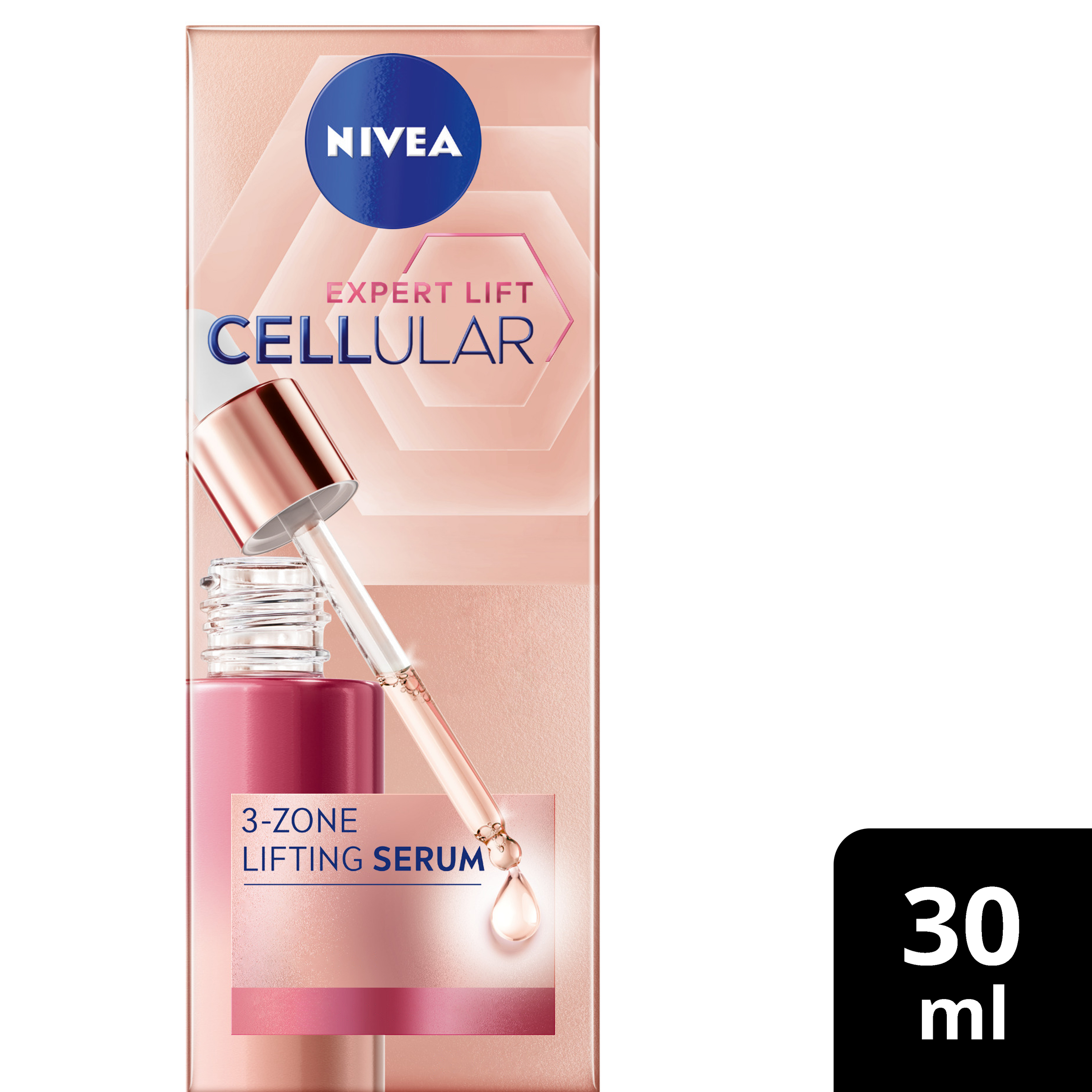 NIVEA CELLULAR EXPERT LIFT 3-ZONE SERUM 30ML - Image 11