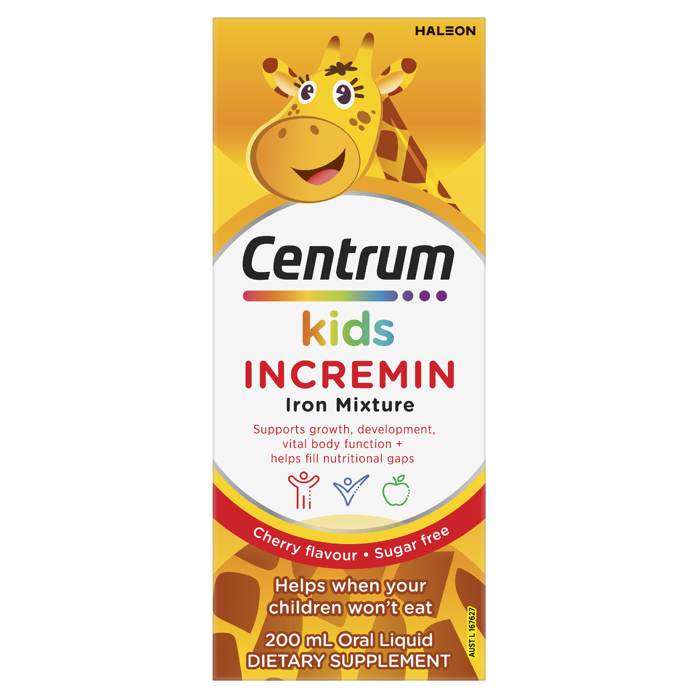 CENTRUM KIDS INCREMIN IRON 200ML - Image 2