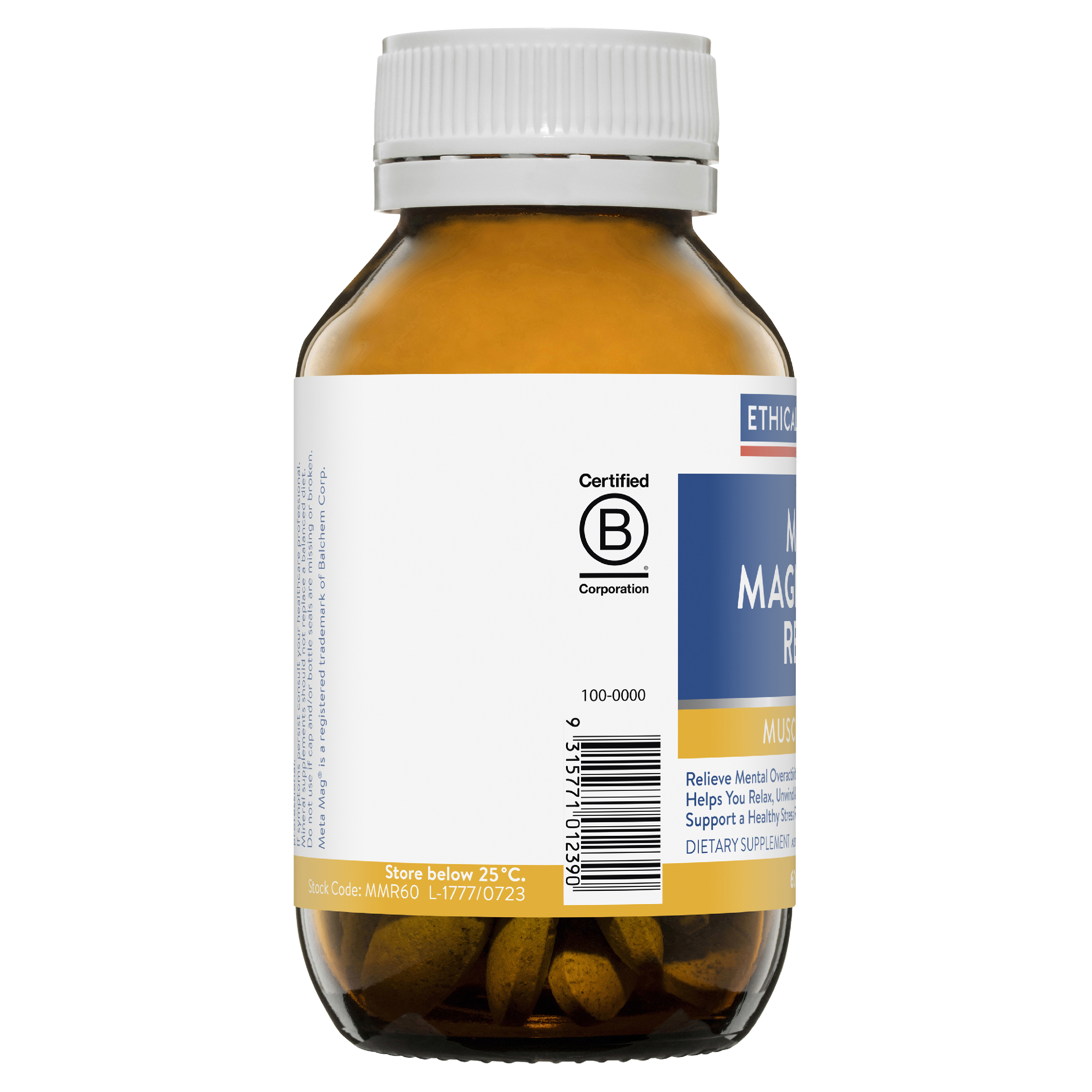 ETHICAL NUTRIENTS MEGA MAGNESIUM 120 TABLETS - Image 4