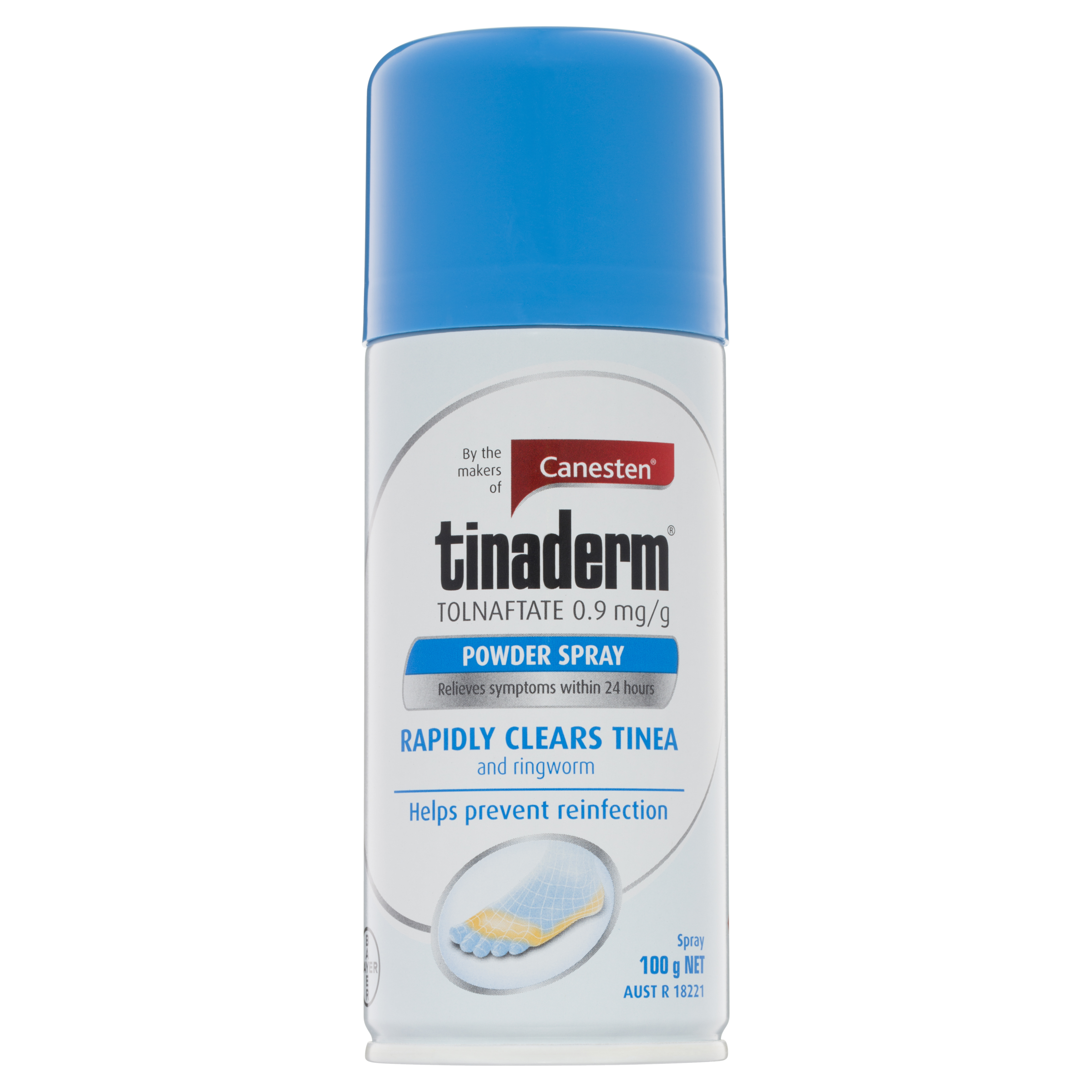 TINADERM POWDER SPRAY 100G - Image 2
