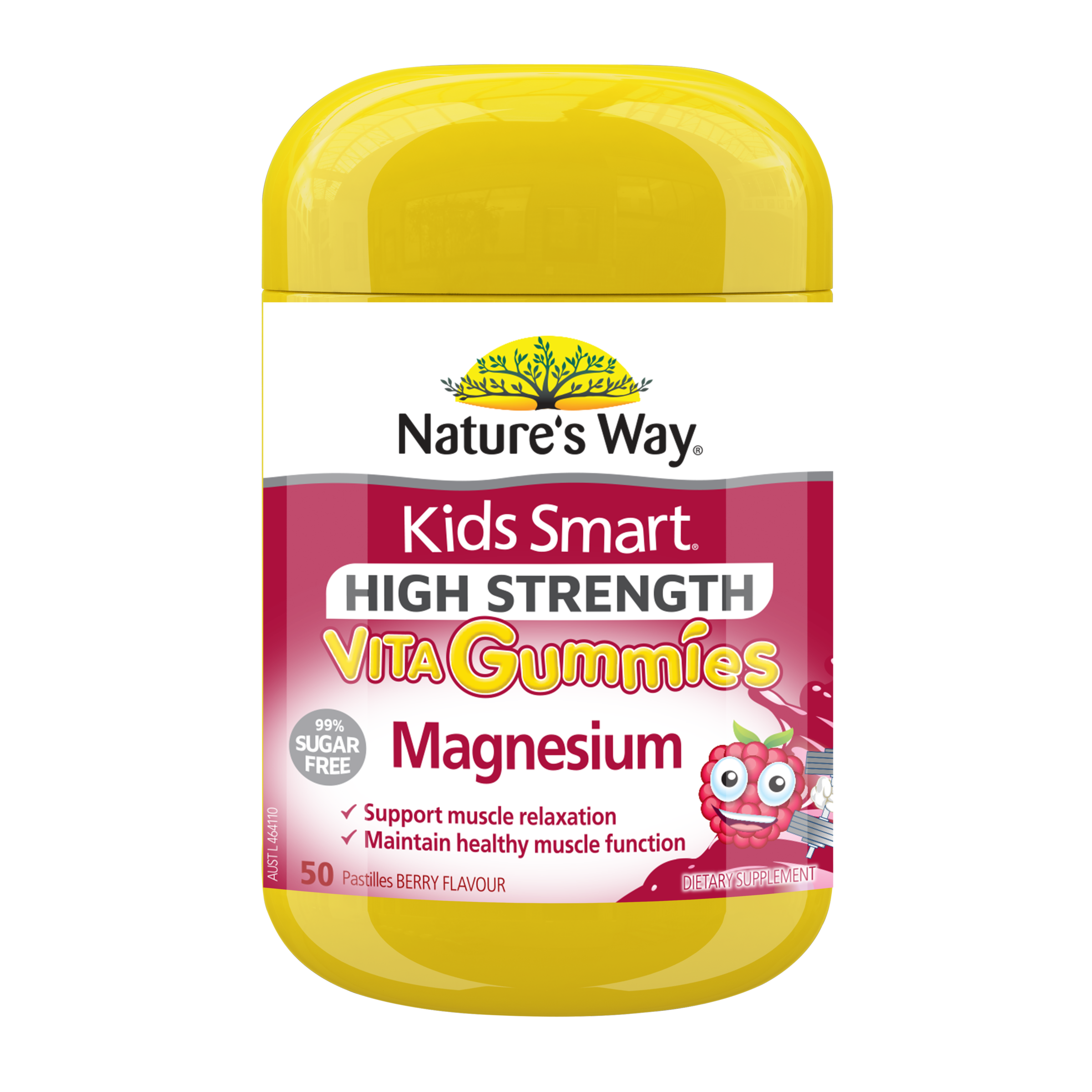 NATURES WAY KID SMART VITA GUMMIES HIGH STRENGTH MAGNESIUM 50 PASTILLES