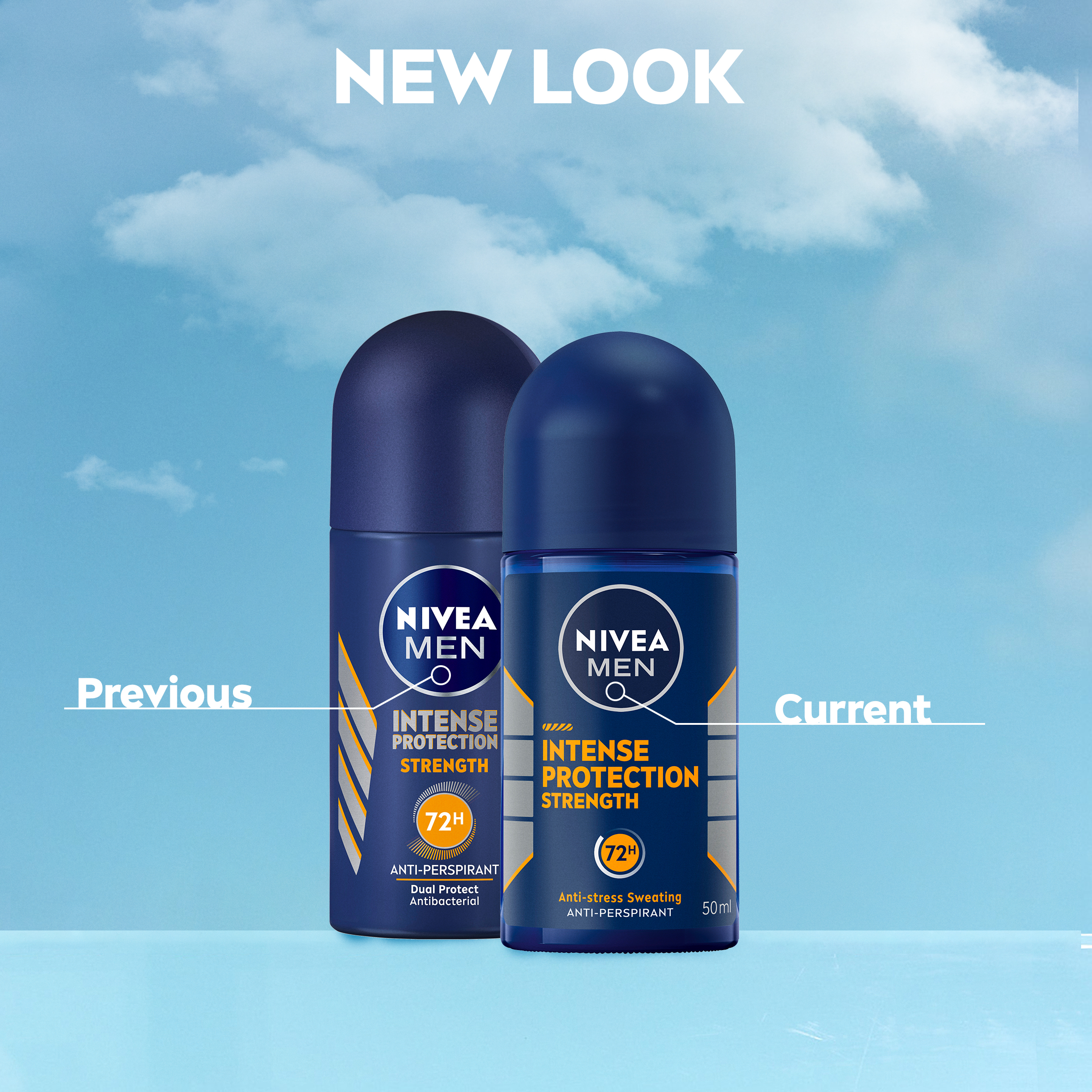 NIVEA MEN ANTIPERSPIRANT STRESS PROTECT 48H ROLL ON 50ML - Image 8
