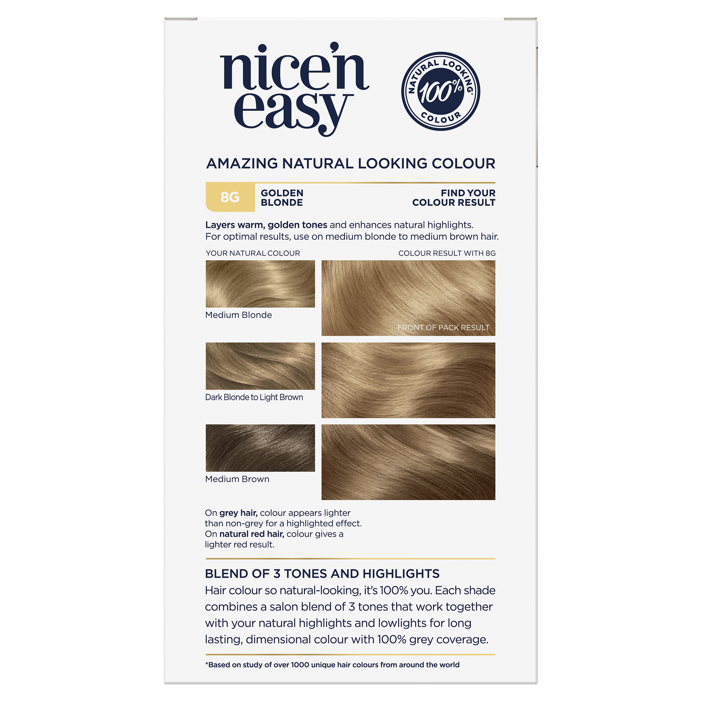 CLAIROL NICE N EASY 8G GOLDEN BLONDE - Image 4