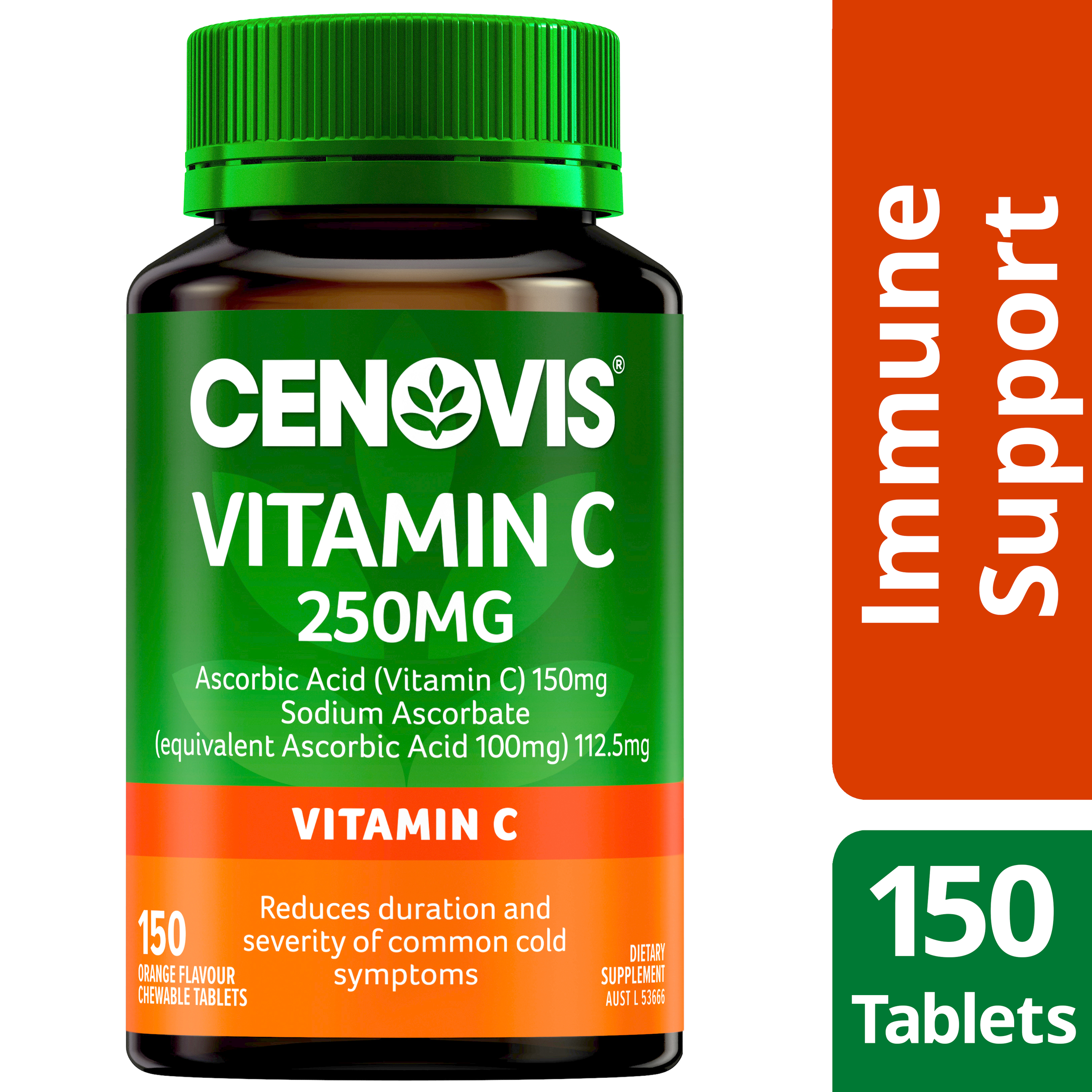 CENOVIS VITAMIN C 250MG 150 TABLETS - Image 7