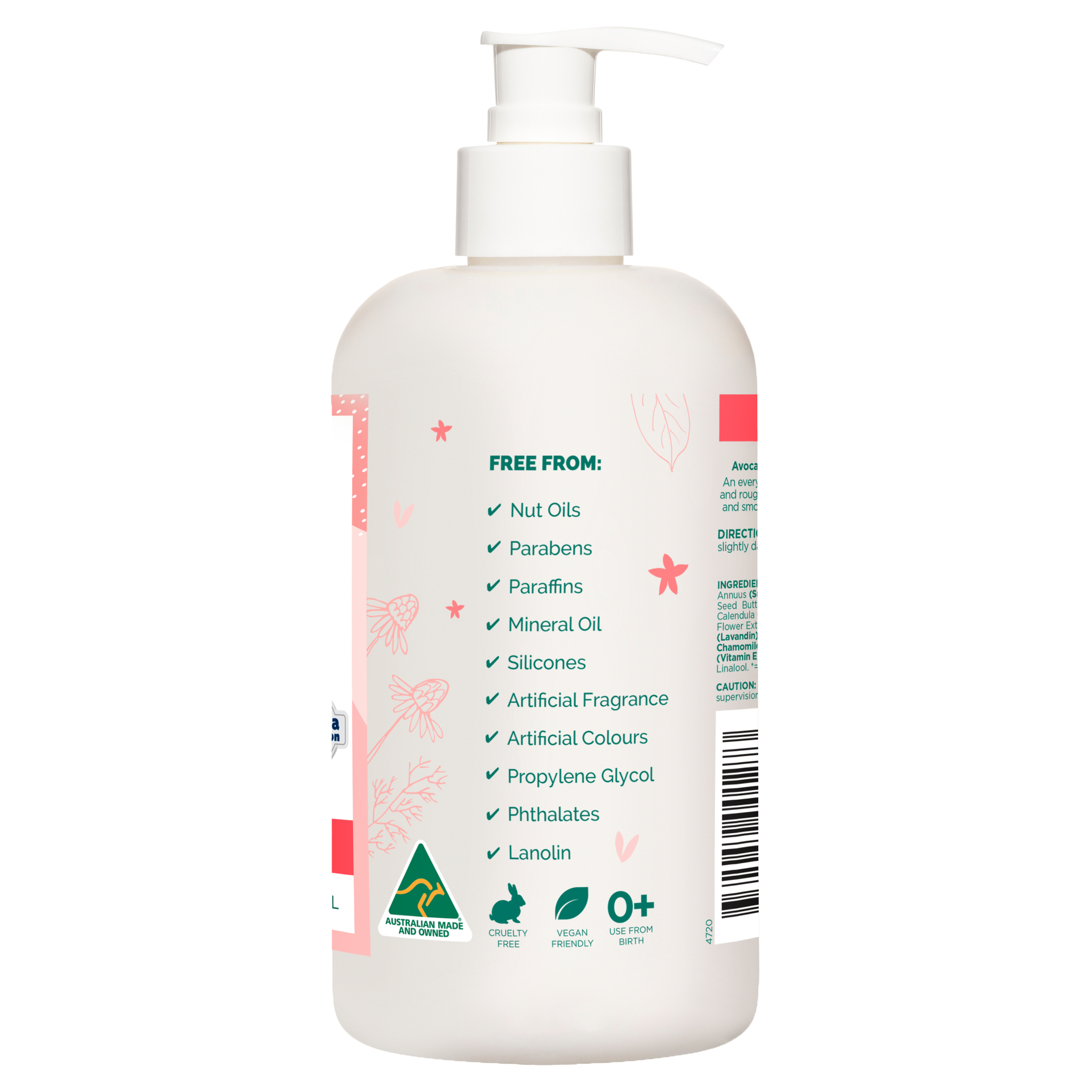 GAIA NATURAL BABY MOISTURISER 500ML - Image 4