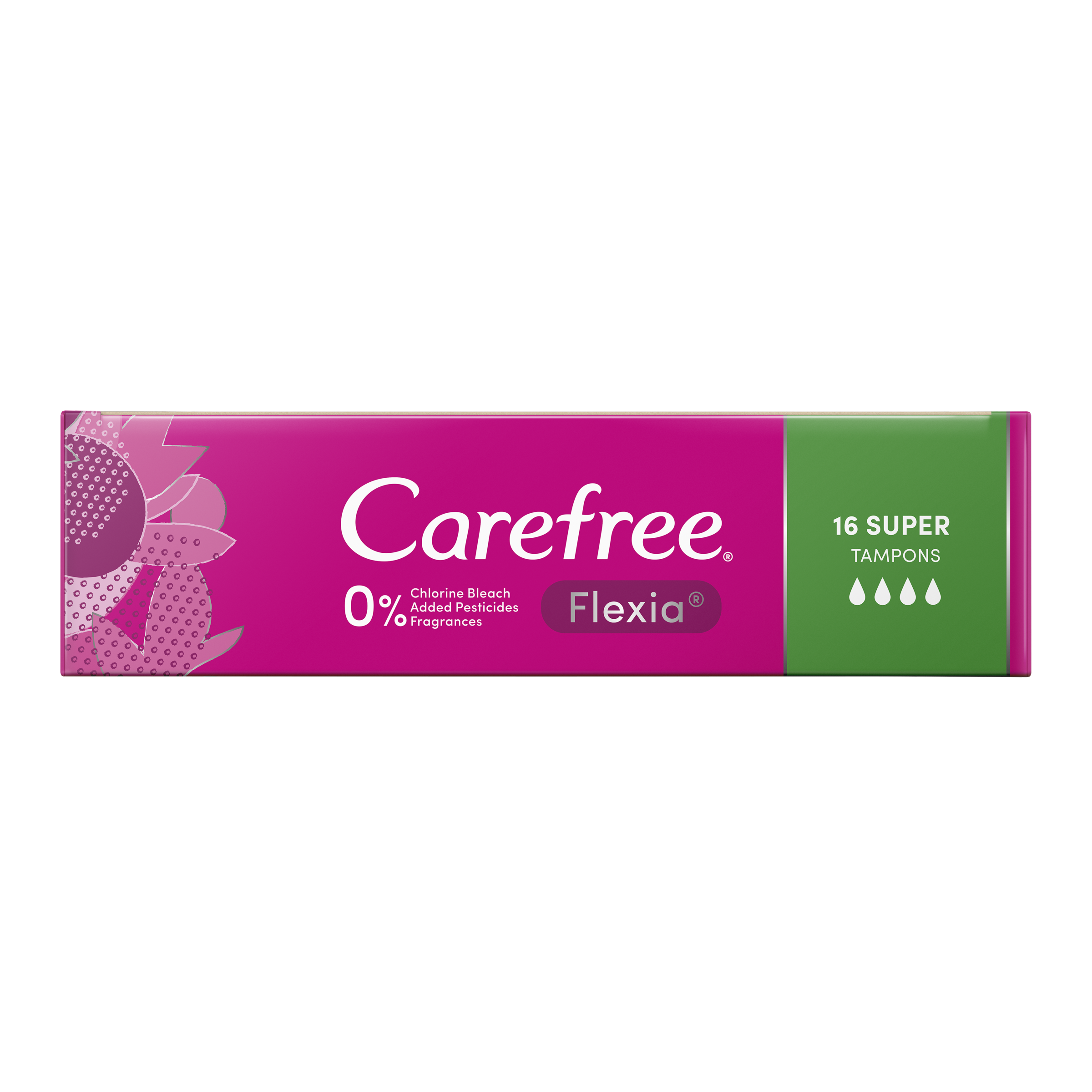 CAREFREE TAMPONS 4D SUPER FLEXIA 16 PACK - Image 5