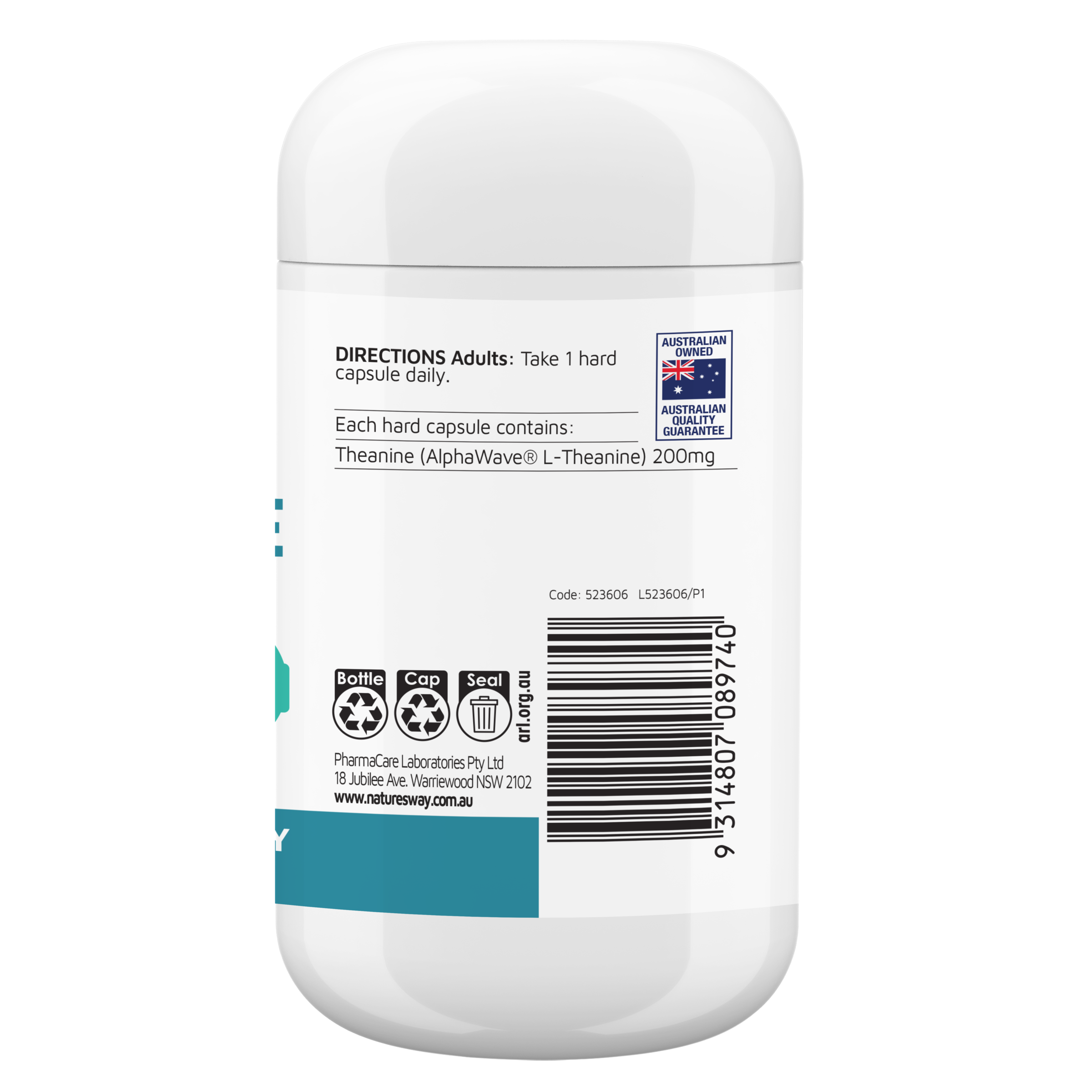 NATURES WAY L-THEANINE 50 TABLETS - Image 3