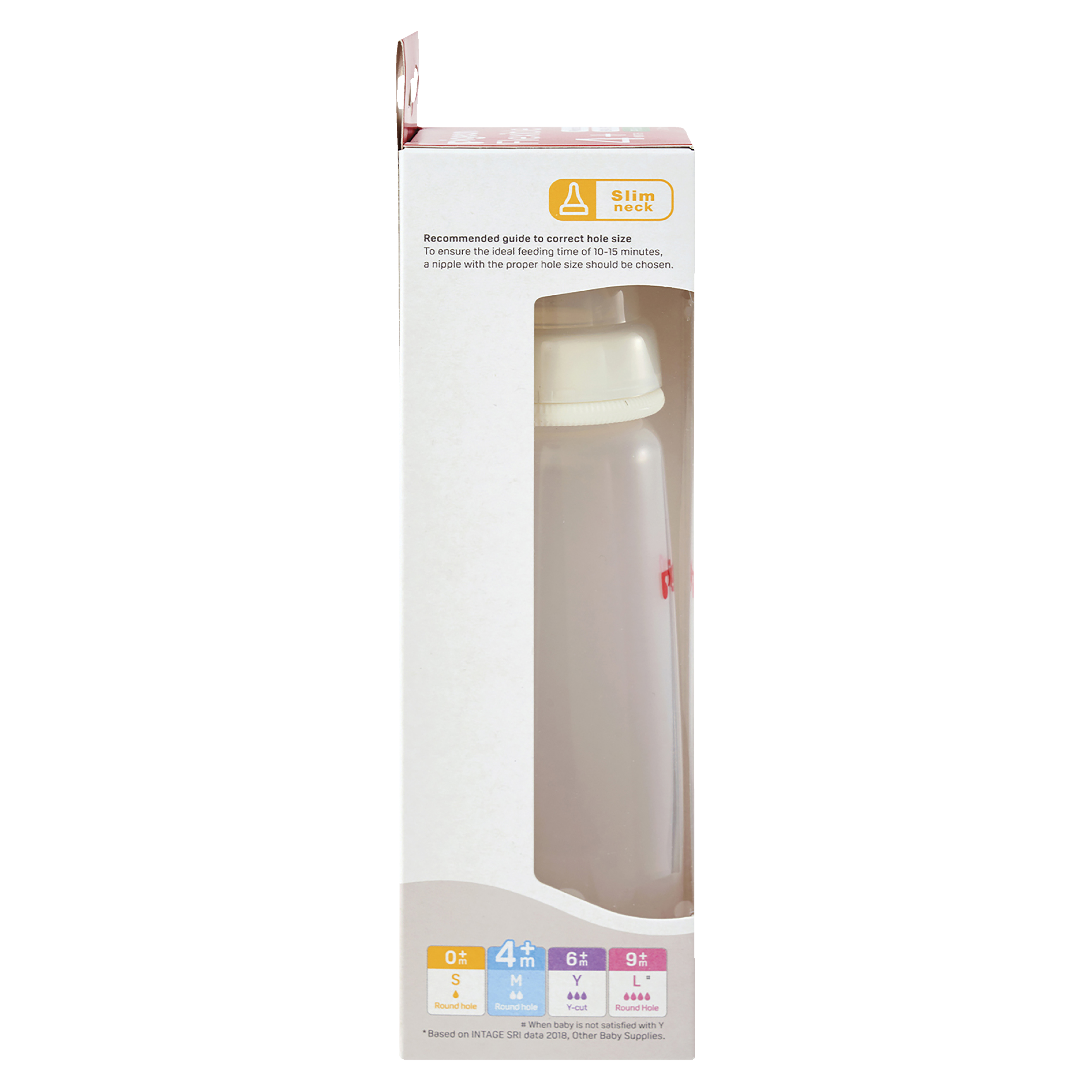 PIGEON BOTTLE SLIM NECK PERISTALTIC PP 240ML - Image 3
