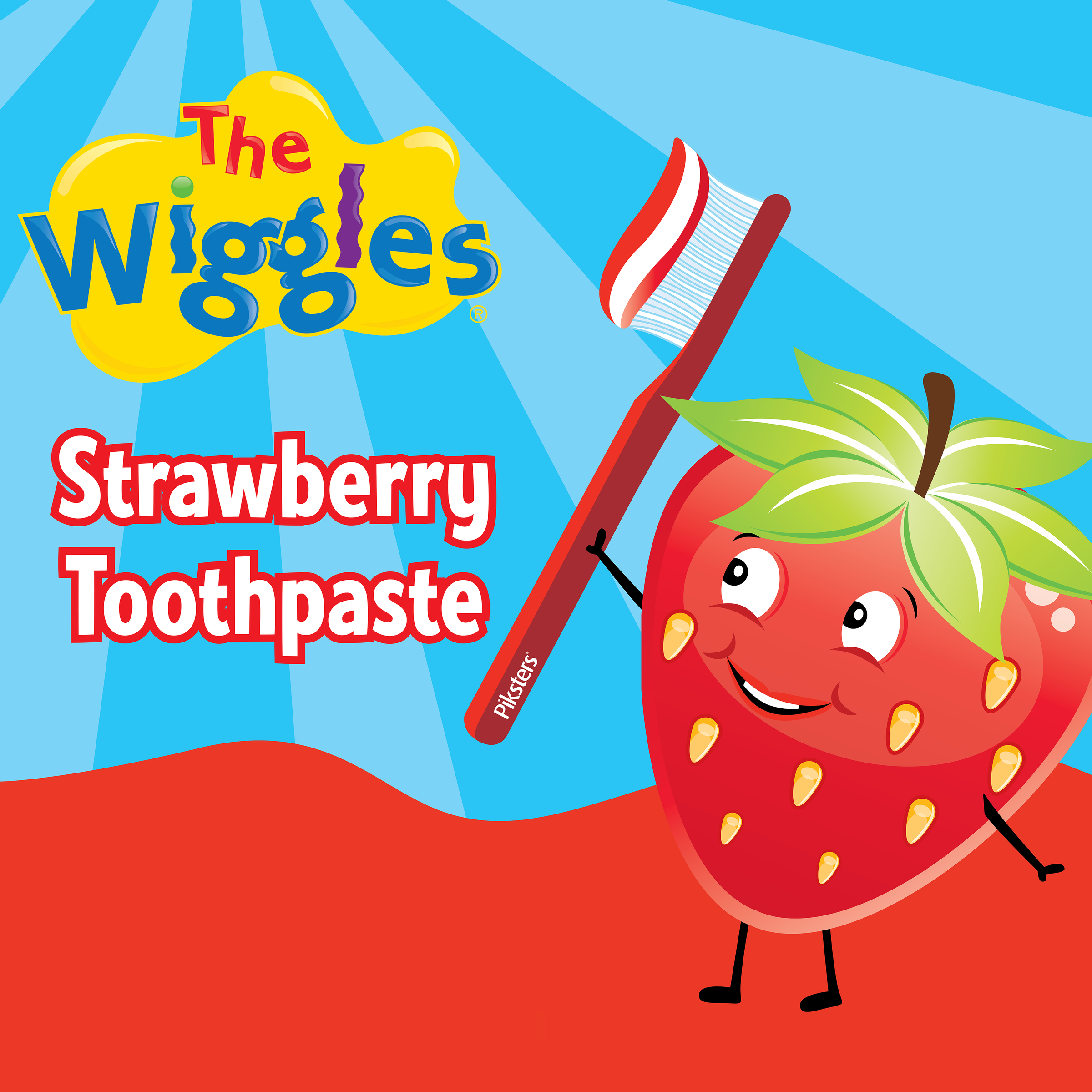 PIKSTERS TOOTHPASTE THE WIGGLES KIDS STRAWBERRY 2-5 YEARS 96G - Image 7