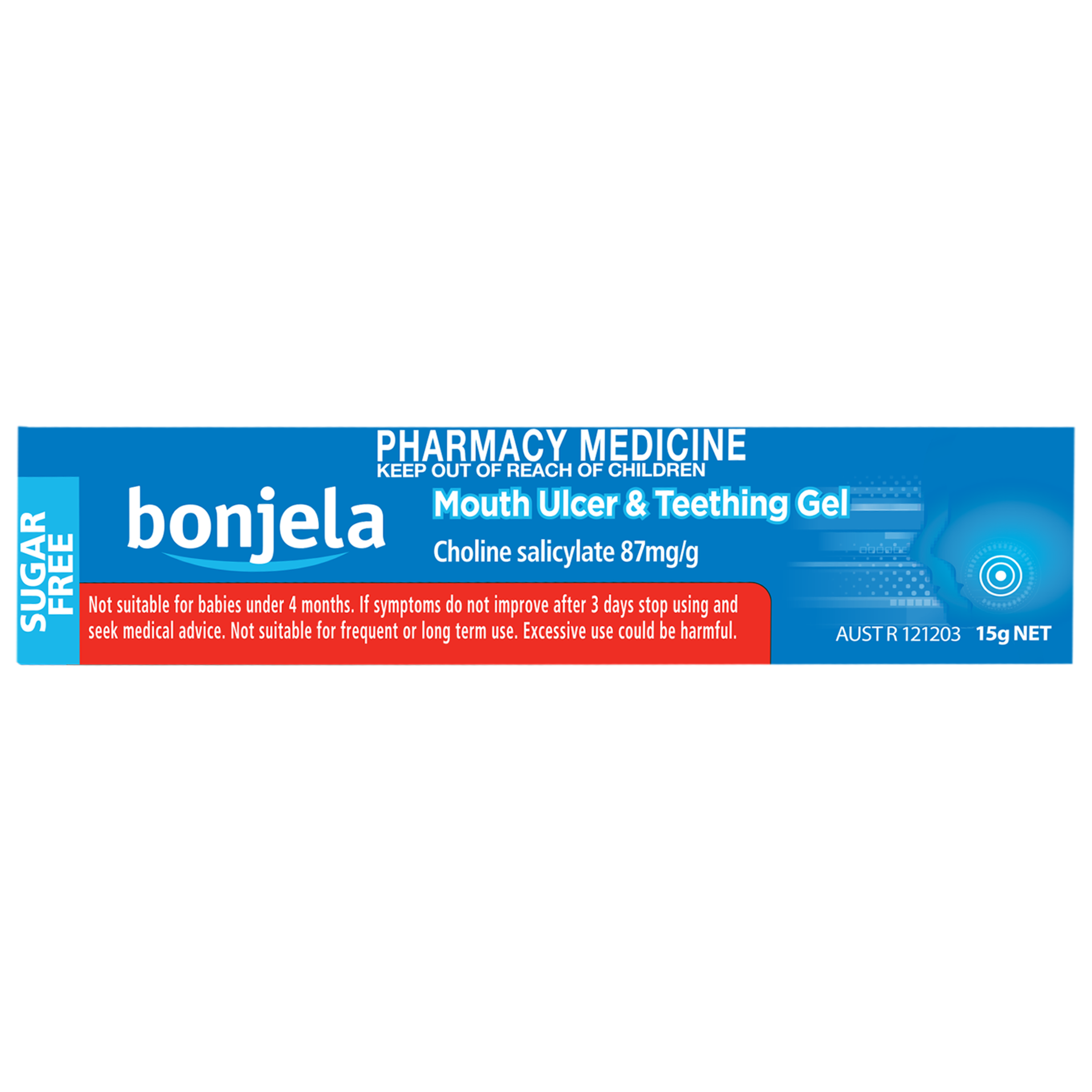 BONJELA MOUTH ULCER & TEETHING GEL 15G - Image 2