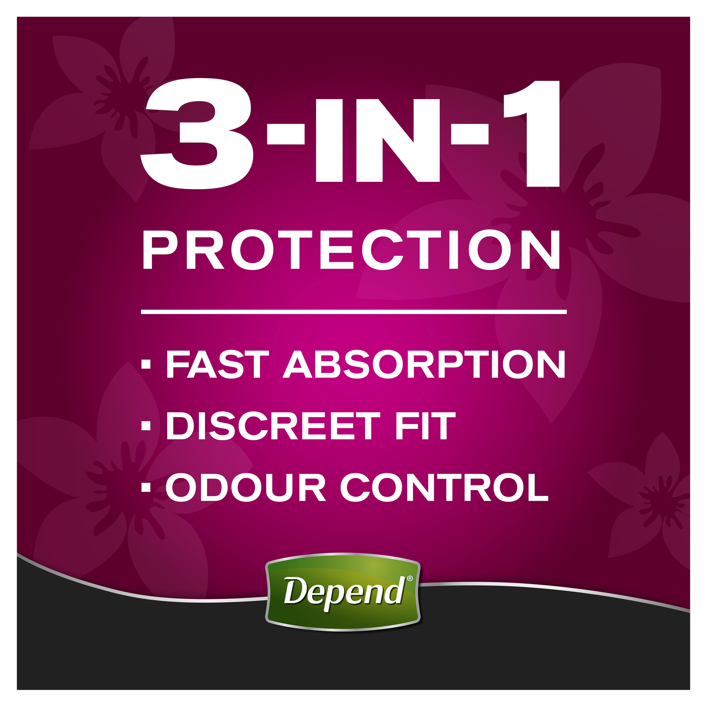 DEPEND WOMEN REAL FIT UNDERWEAR REGULAR 7D MEDIUM 8 PACK - Image 7