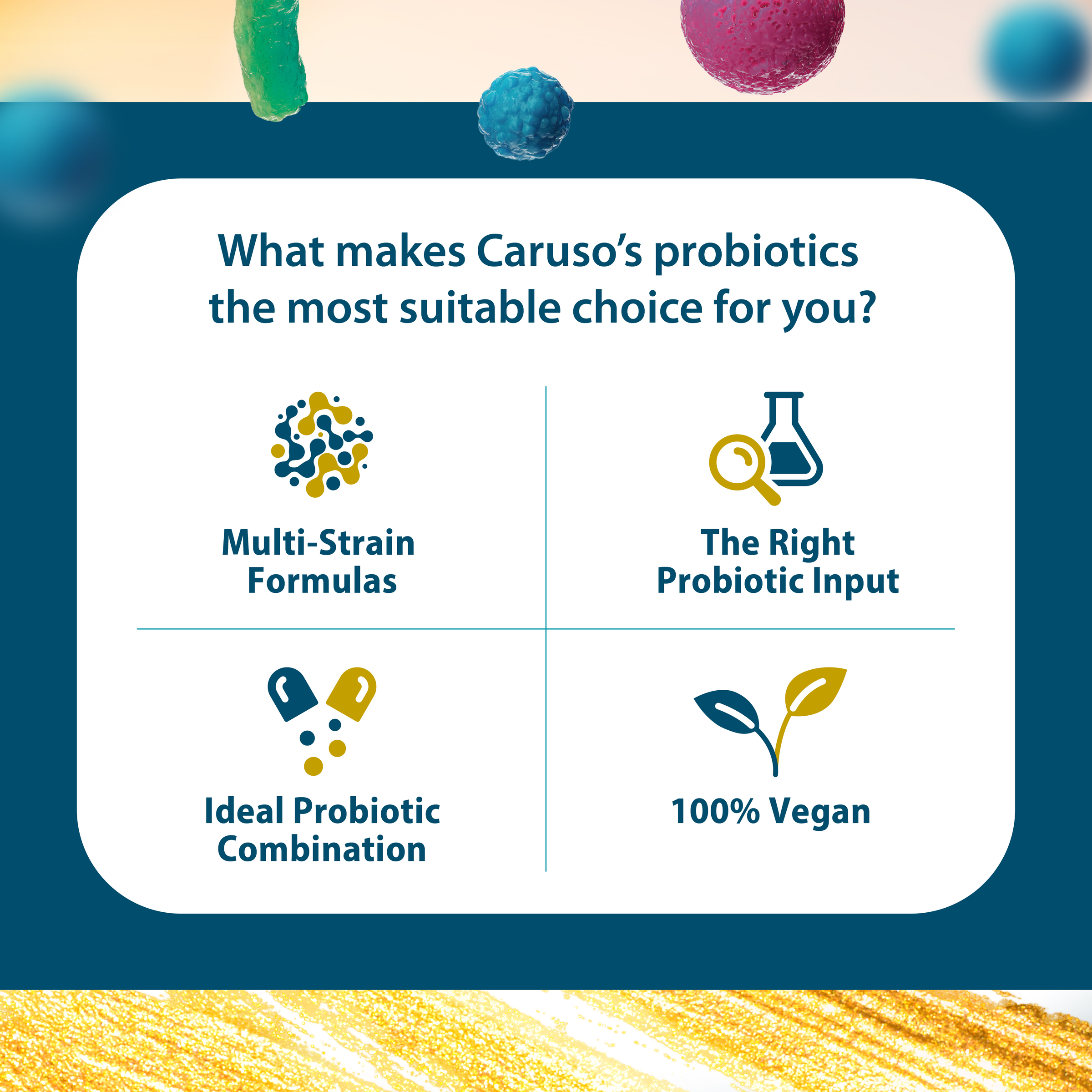CARUSOS PROBIOTIC ONCE DAILY 60 CAPSULES - Image 3