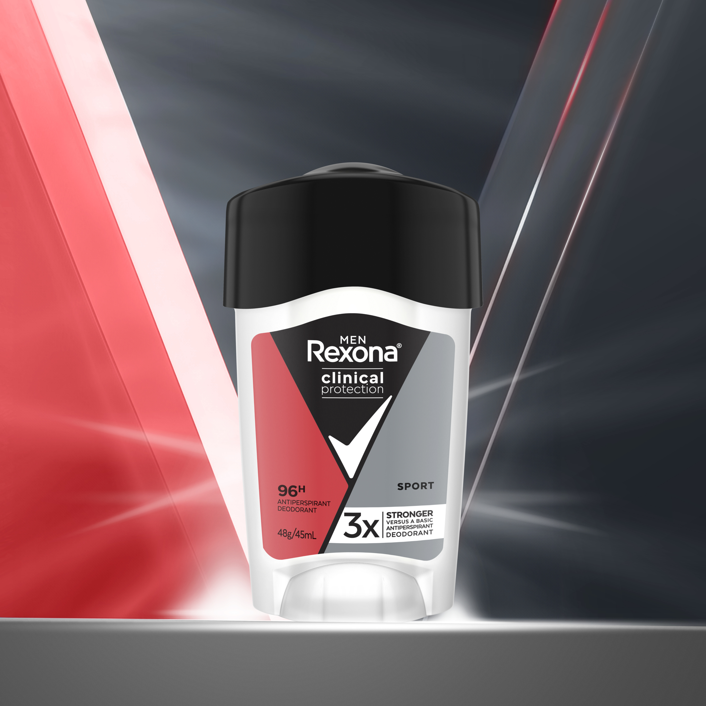 REXONA MEN CLINICAL ANTIPERSPIRANT CREAM SPORT 96HR 45ML - Image 7