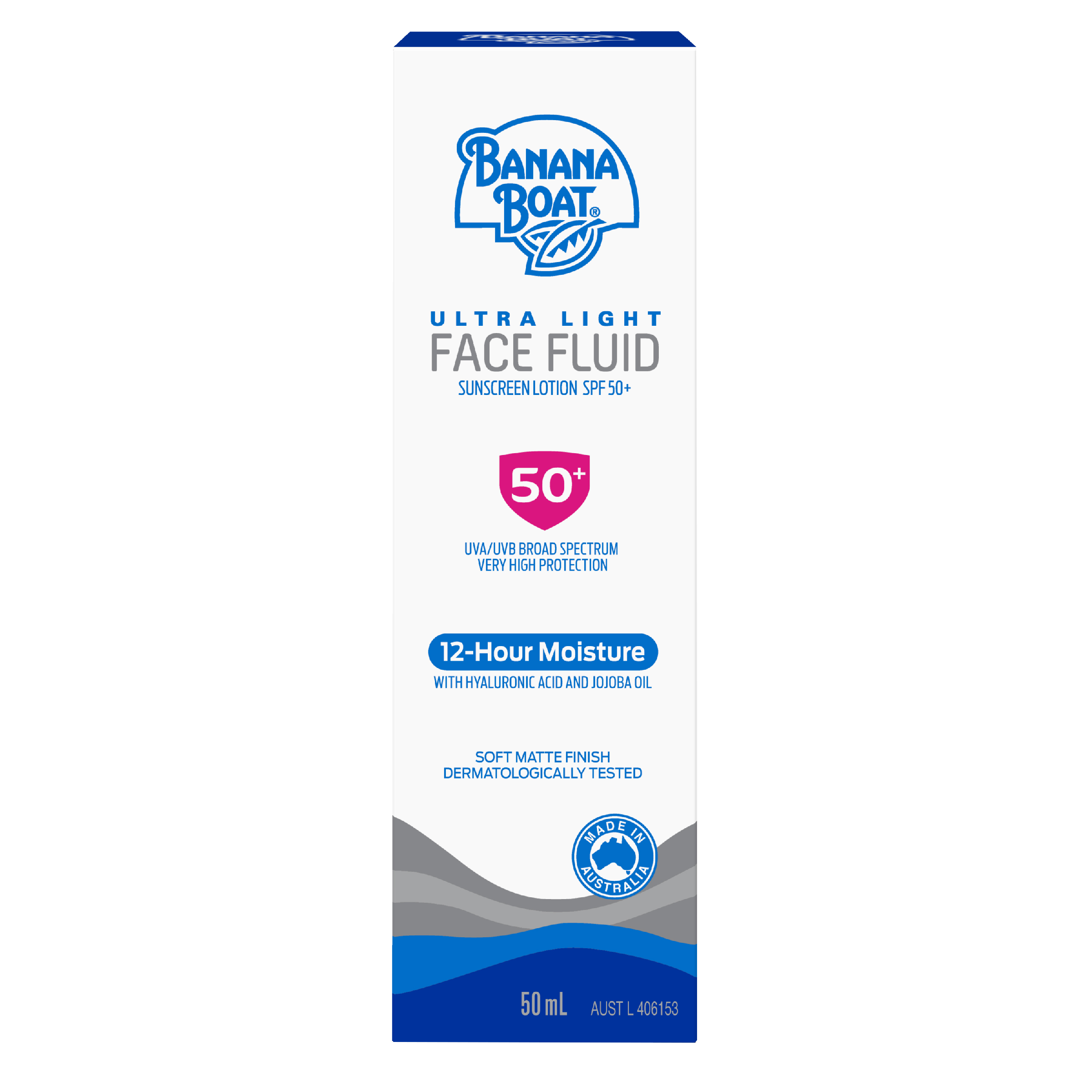 BANANA BOAT FACE SUNSCREEN FLUID ULTRA LIGHT TUBE SPF50+ 50ML - Image 4