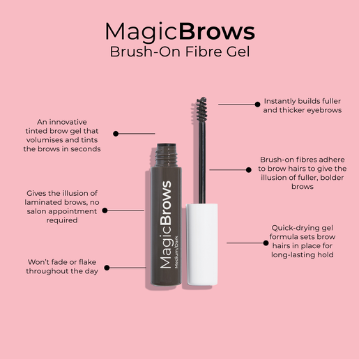 MCO BEAUTY MAGIC BROWS MEDIUM/DARK - Image 3