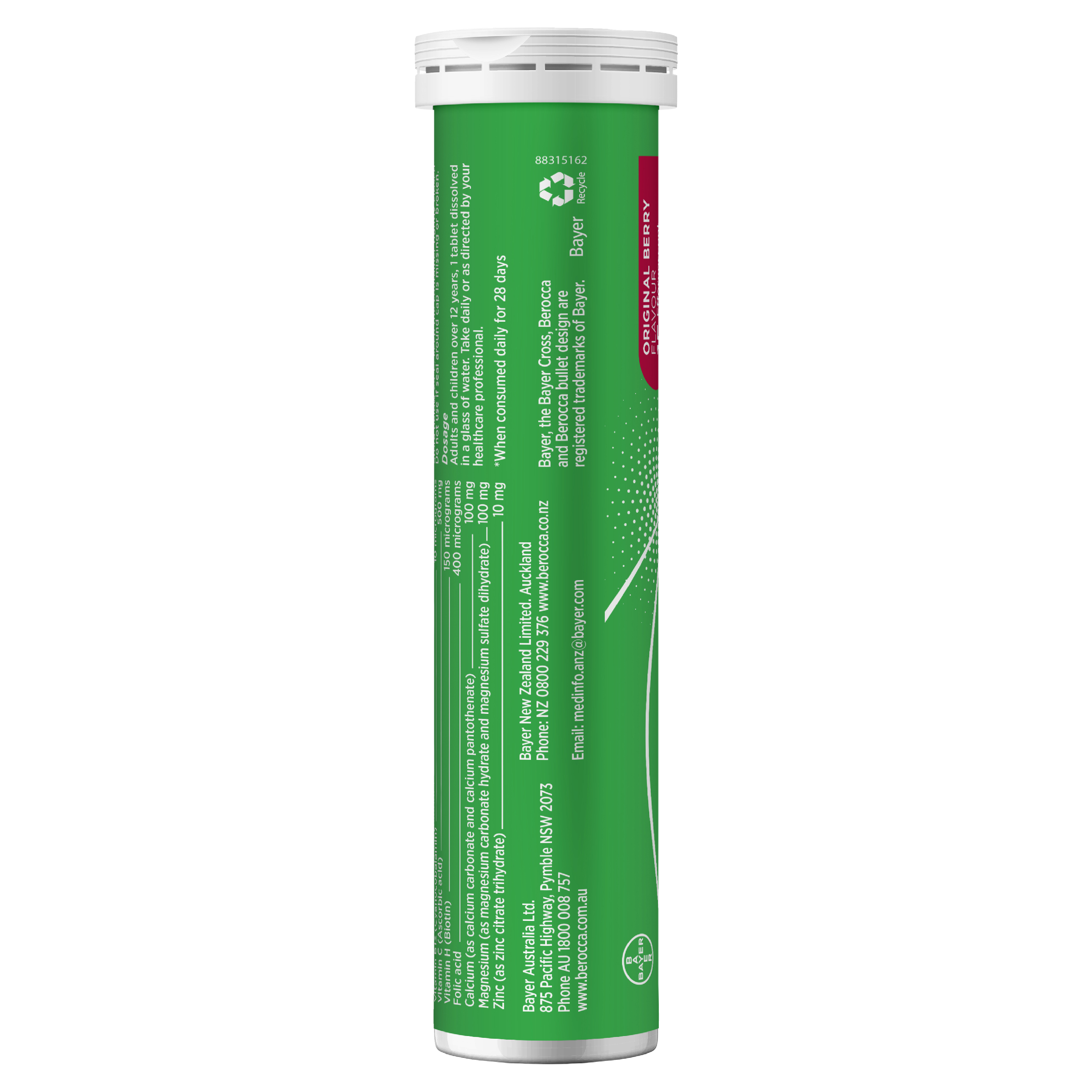 BEROCCA EFFERVESCENT ORIGINAL BERRY 45 TABLETS - Image 11