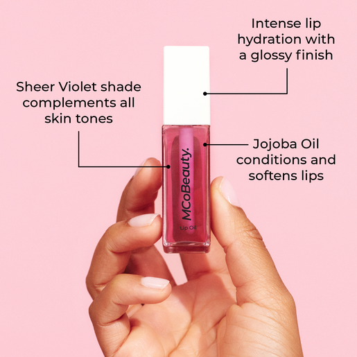 MCO BEAUTY LIP OIL HYDRATING TREATMENT SHEER VIOLET 9ML - Image 2