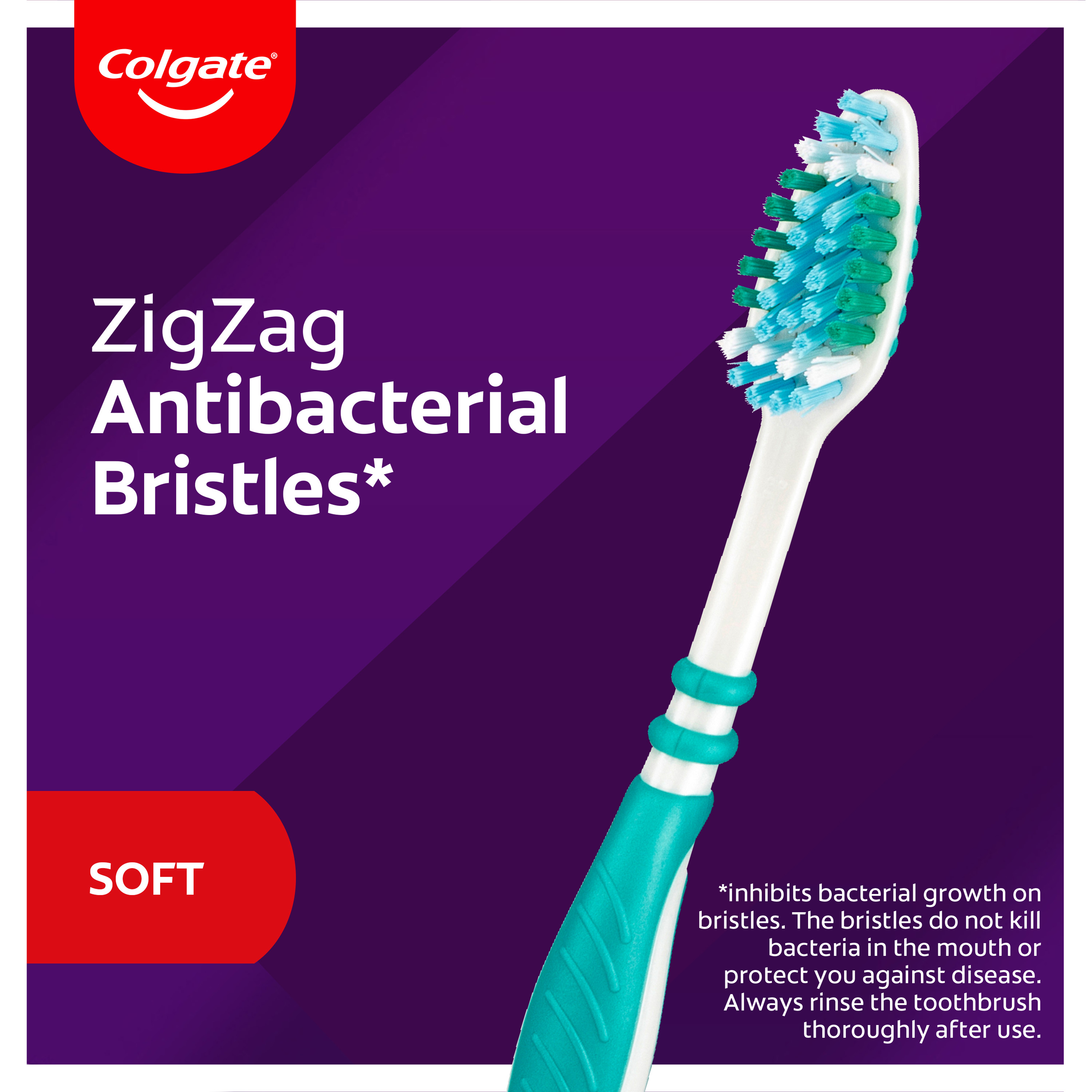 COLGATE TOOTHBRUSH ZIG-ZAG INTERDENTAL CLEAN SOFT 1 PACK - Image 4