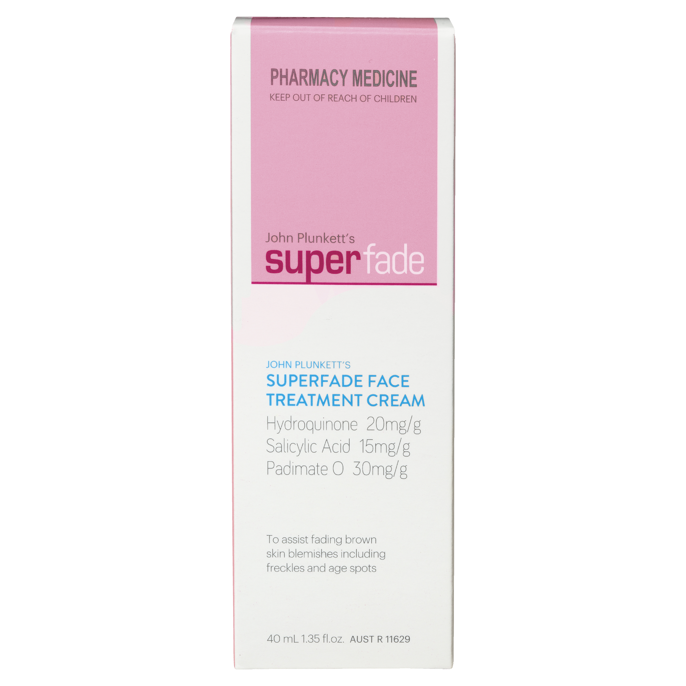 PLUNKETTS SUPERFADE FACE TREATMENT CREAM 40ML - Image 2