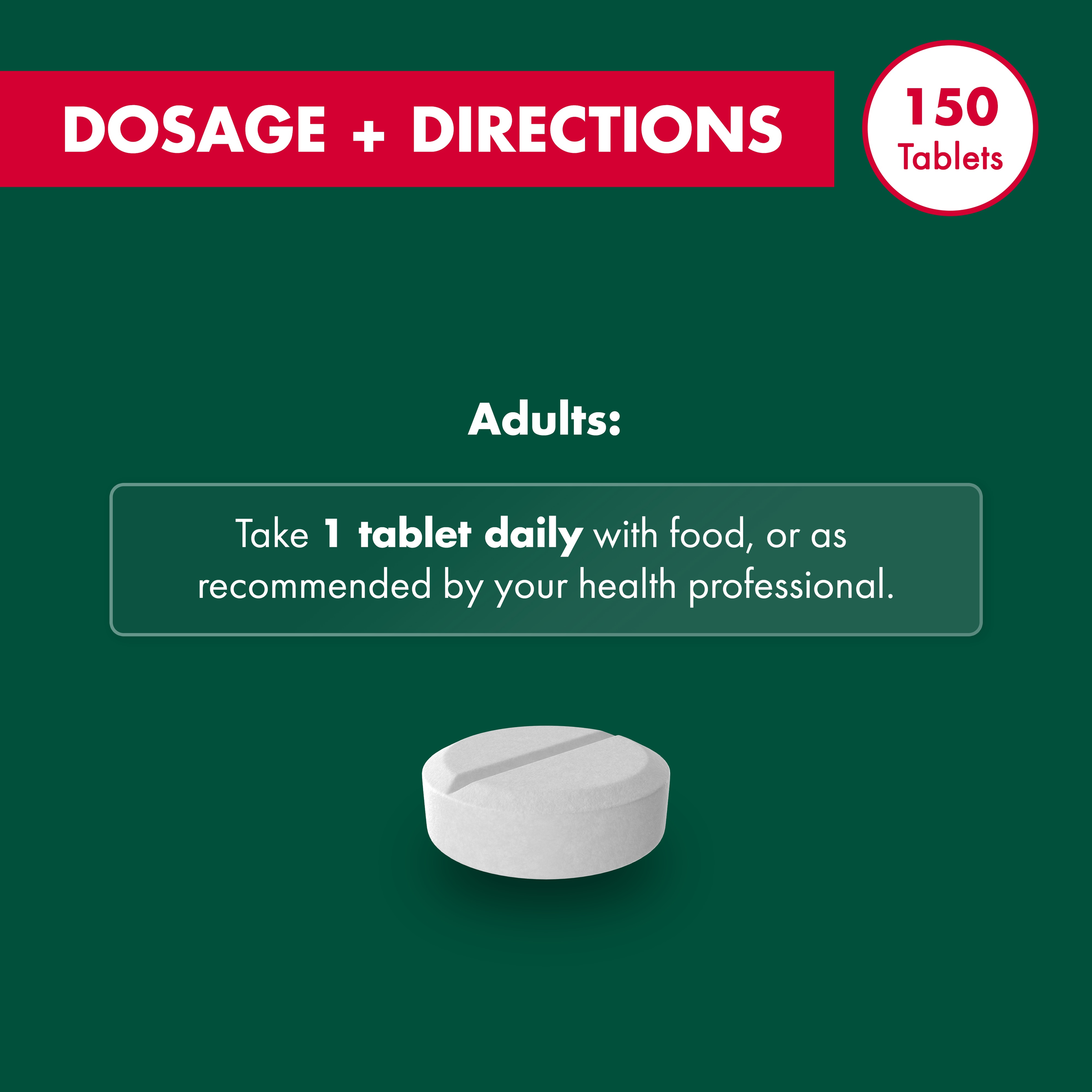 NATURES OWN HIGH STRENGTH MAGNESIUM 150 TABLETS - Image 8
