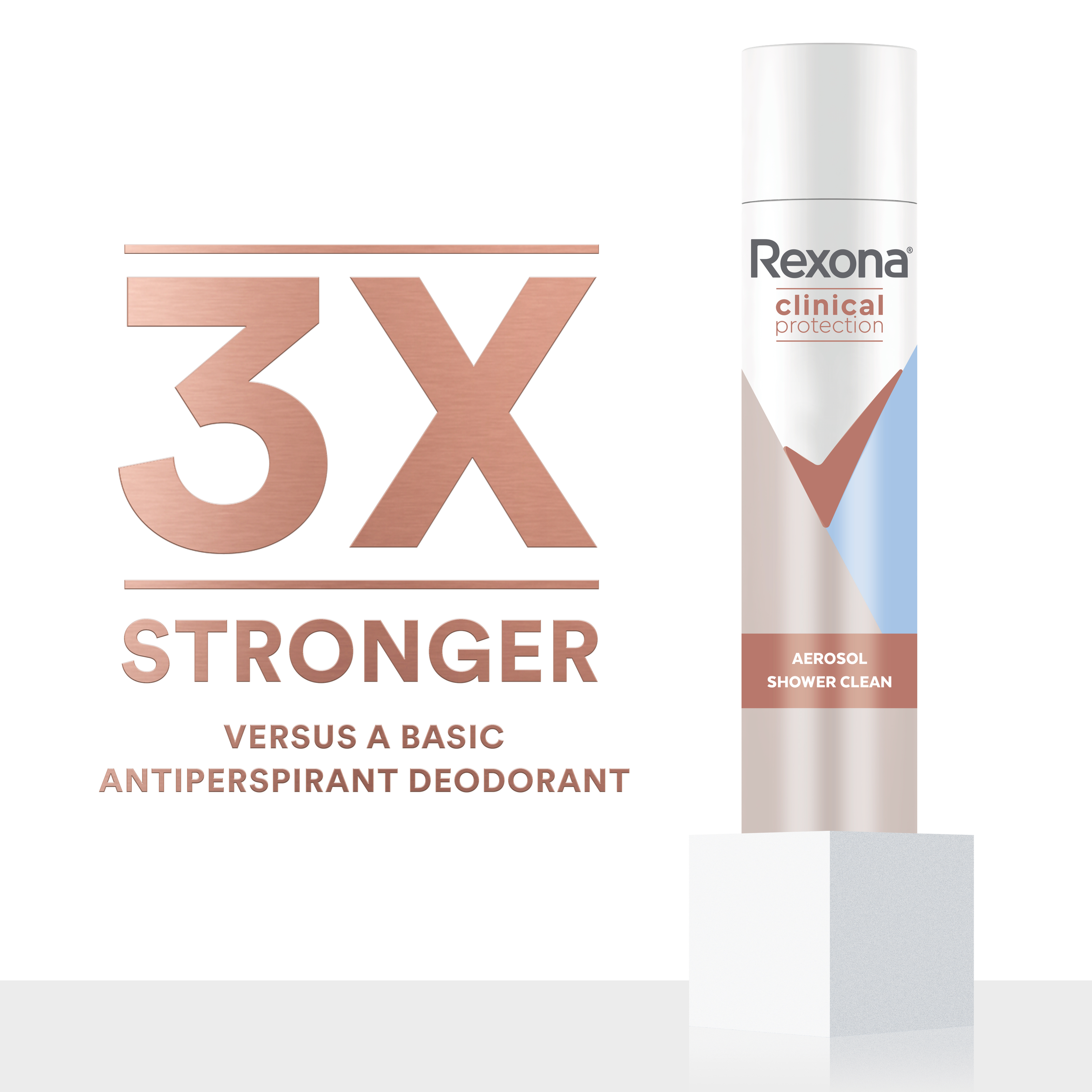 REXONA WOMEN CLINICAL ANTIPERSPIRANT SHOWER CLEAN 96HR 180ML - Image 10