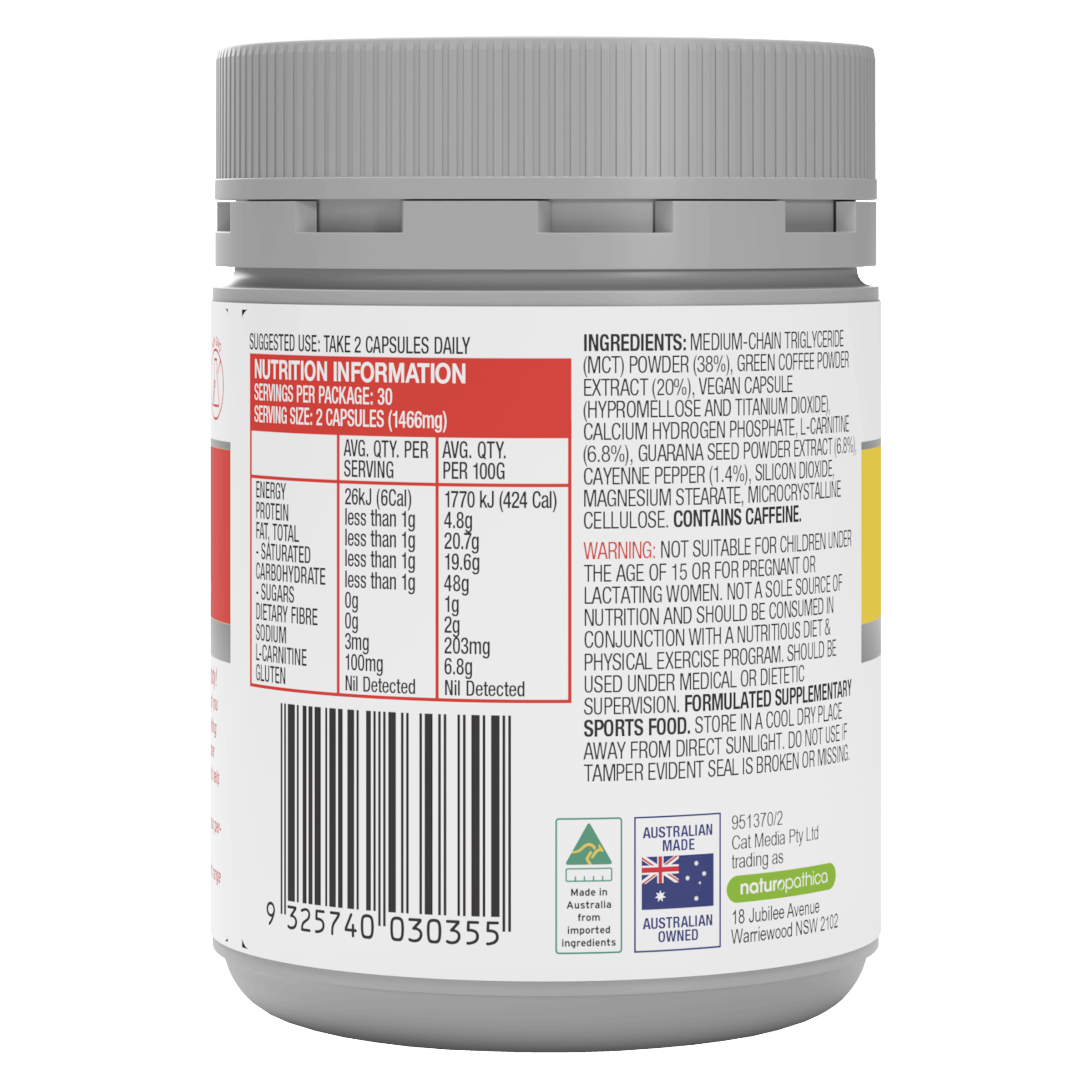 FATBLASTER KETO-FIT FIRE 60 CAPSULES - Image 3