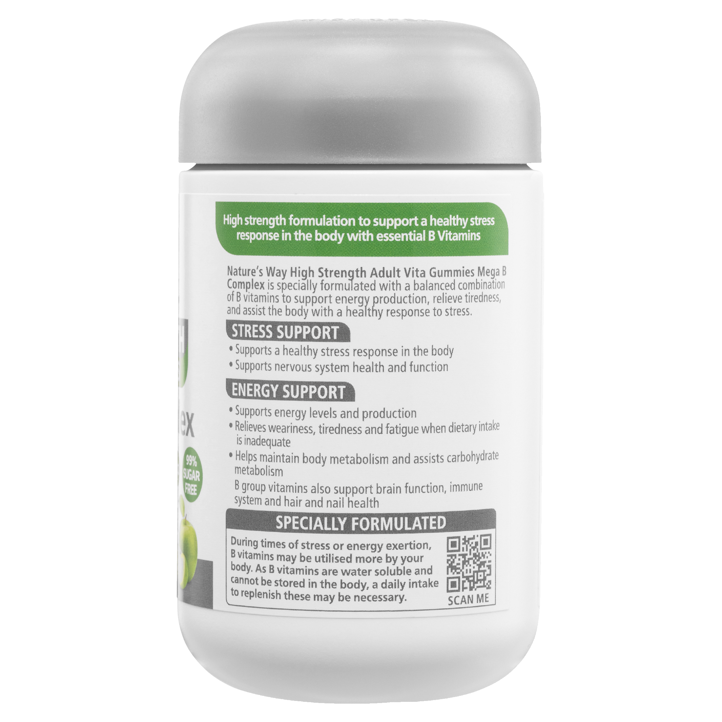 NATURES WAY ADULT VITA GUMMIES MEGA B COMPLEX 50 - Image 4