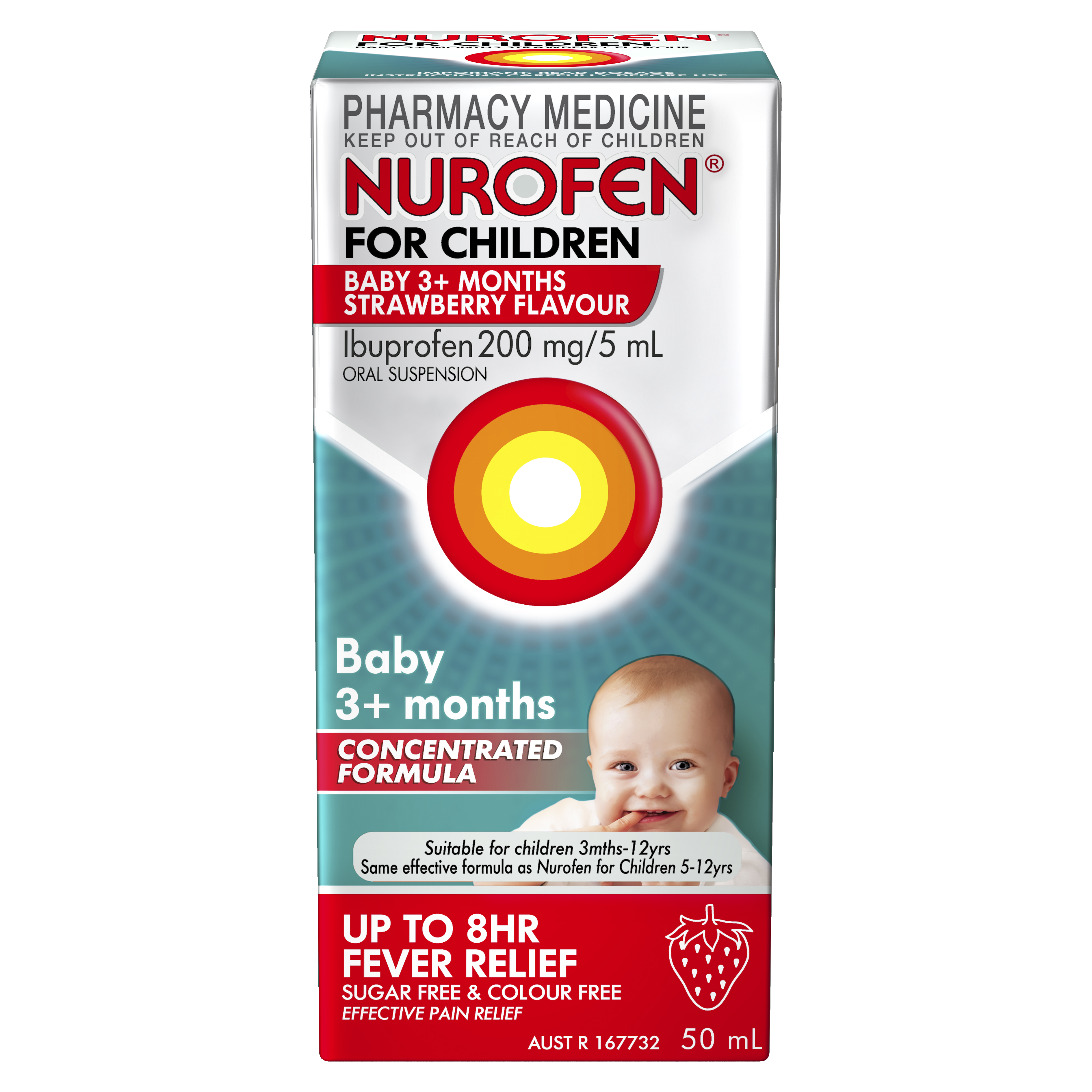 NUROFEN FOR CHILDREN 3 MONTHS + STRAWBERRY 50ML - Image 2