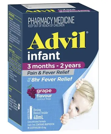 ADVIL INFANTS PAIN & FEVER RELIEF DROPS 40ML