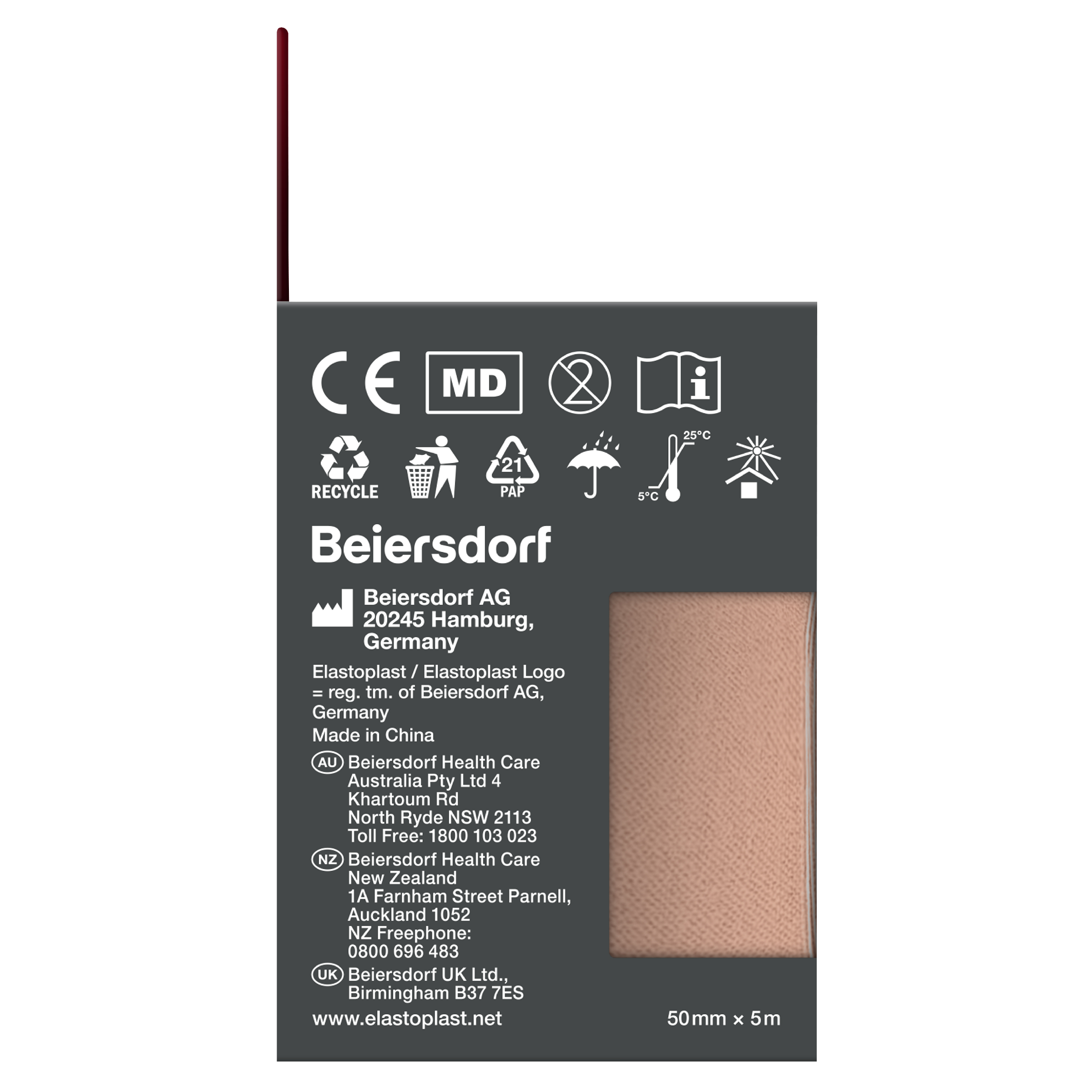 ELASTOPLAST SPORT KINESIO TAPE BEIGE - Image 5