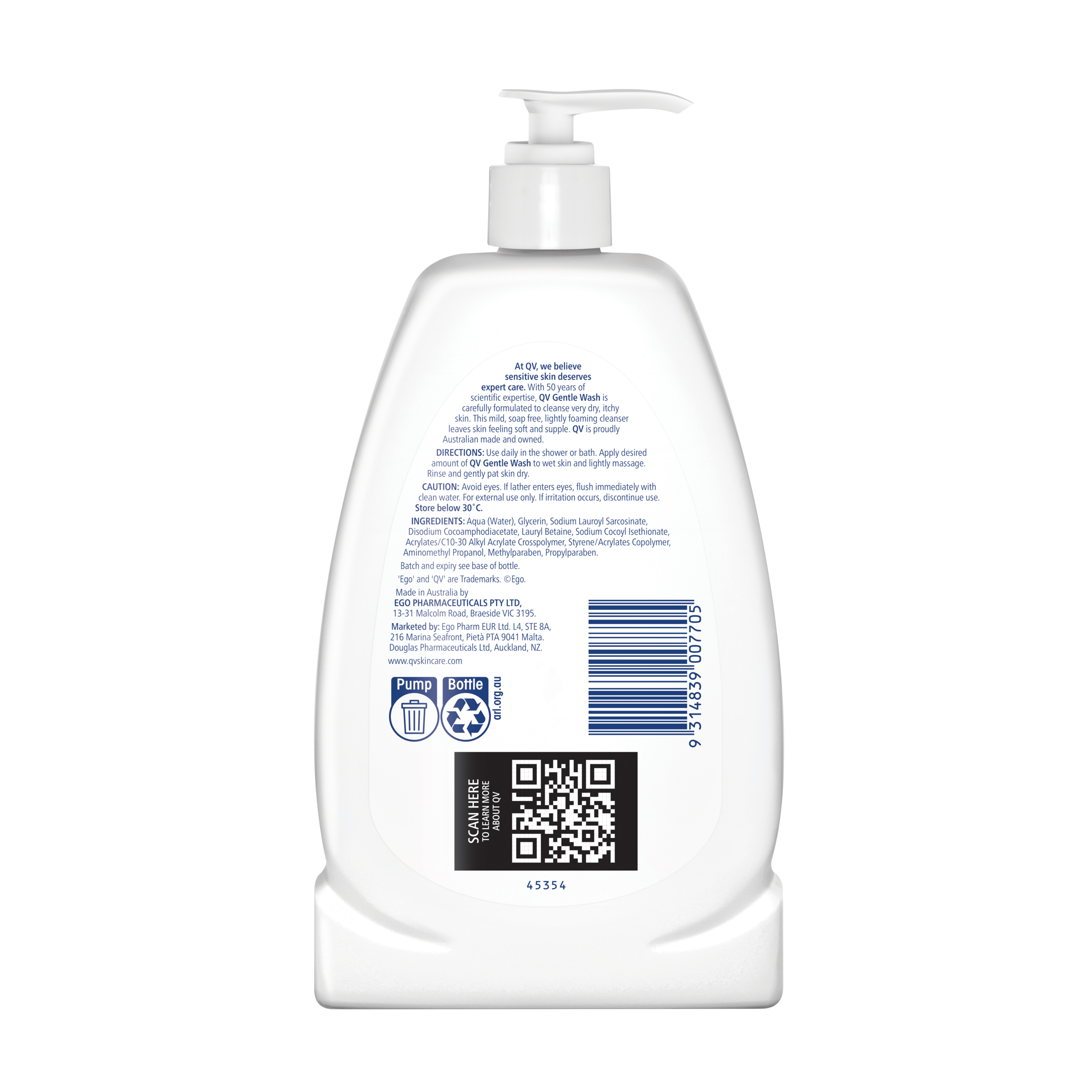EGO QV GENTLE WASH 350G - Image 2