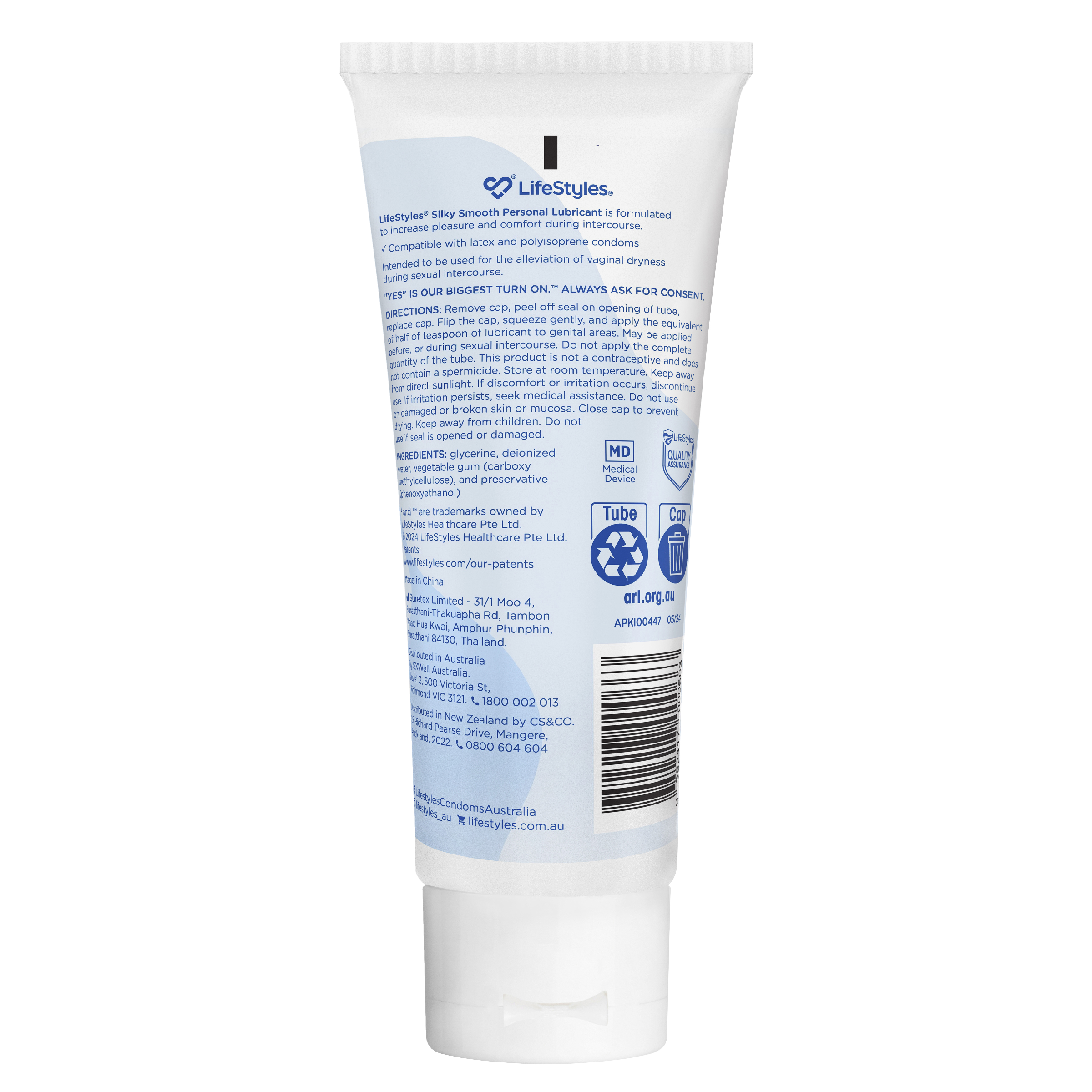 LIFESTYLES SILKY SMOOTH LUBRICANT 200G - Image 2