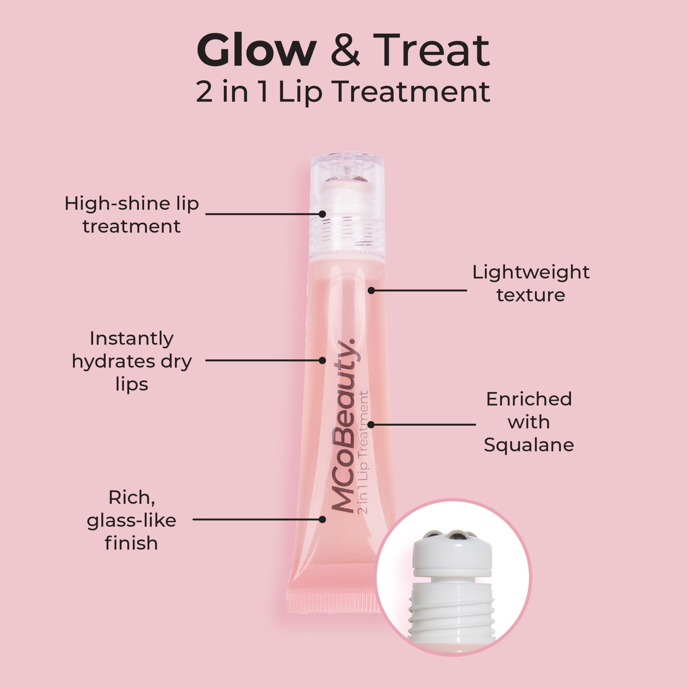 MCO BEAUTY 2-IN-1 TREATMENT LIP OIL BERRY 15ML - Image 4