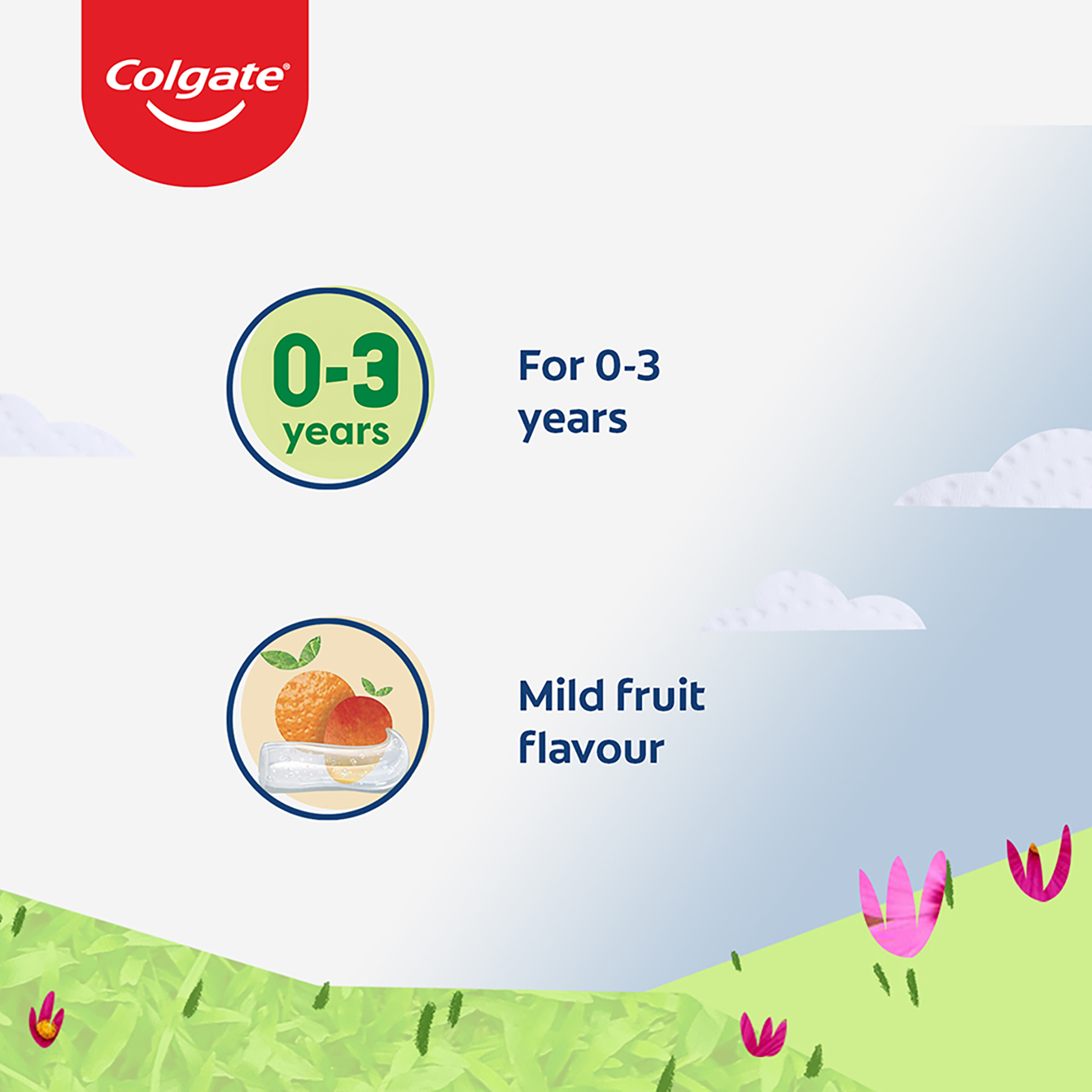 COLGATE TOOTHPASTE KIDS MILD FRUIT 0-3 YEARS 80G - Image 5