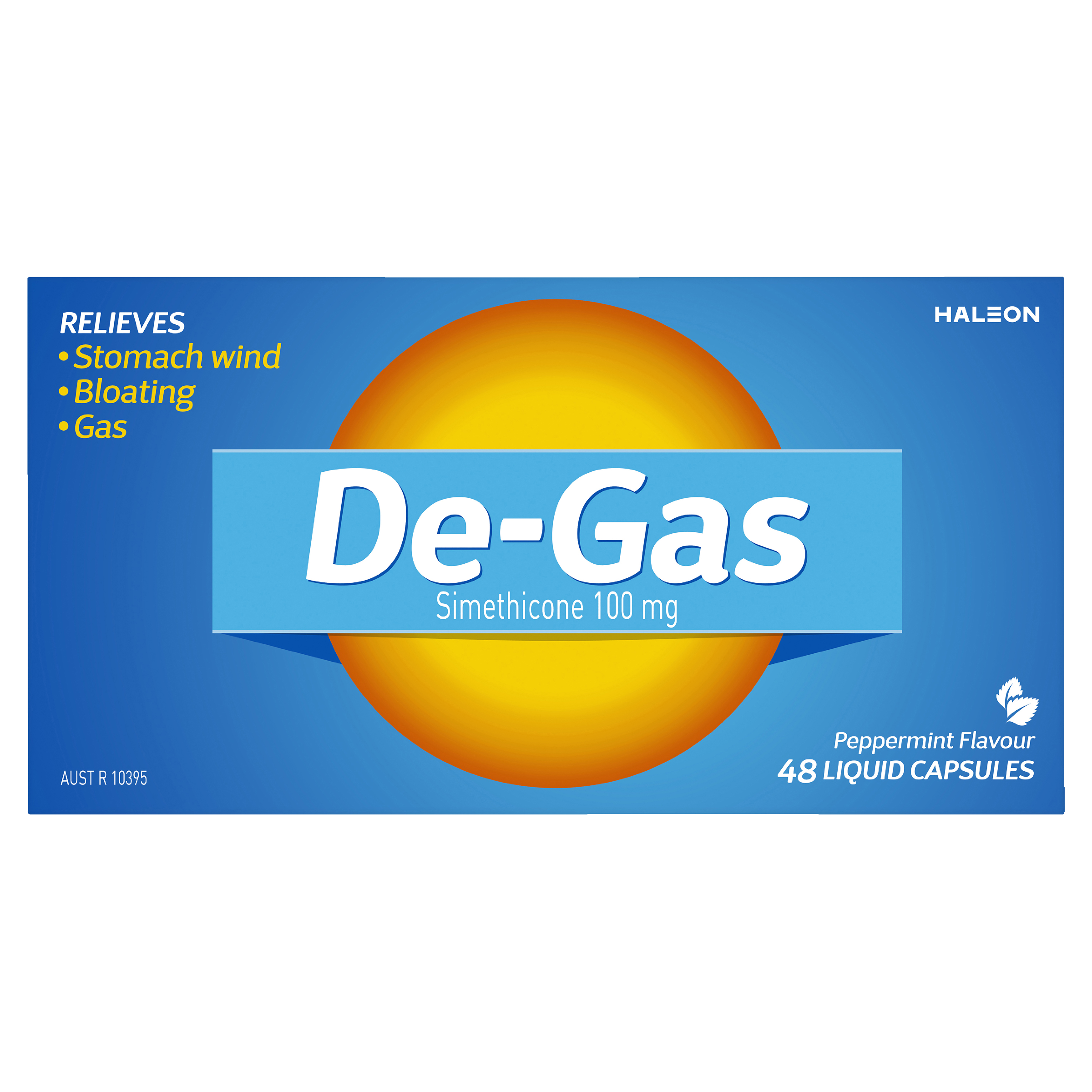 DE-GAS PEPPERMINT 48 CAPSULES - Image 2