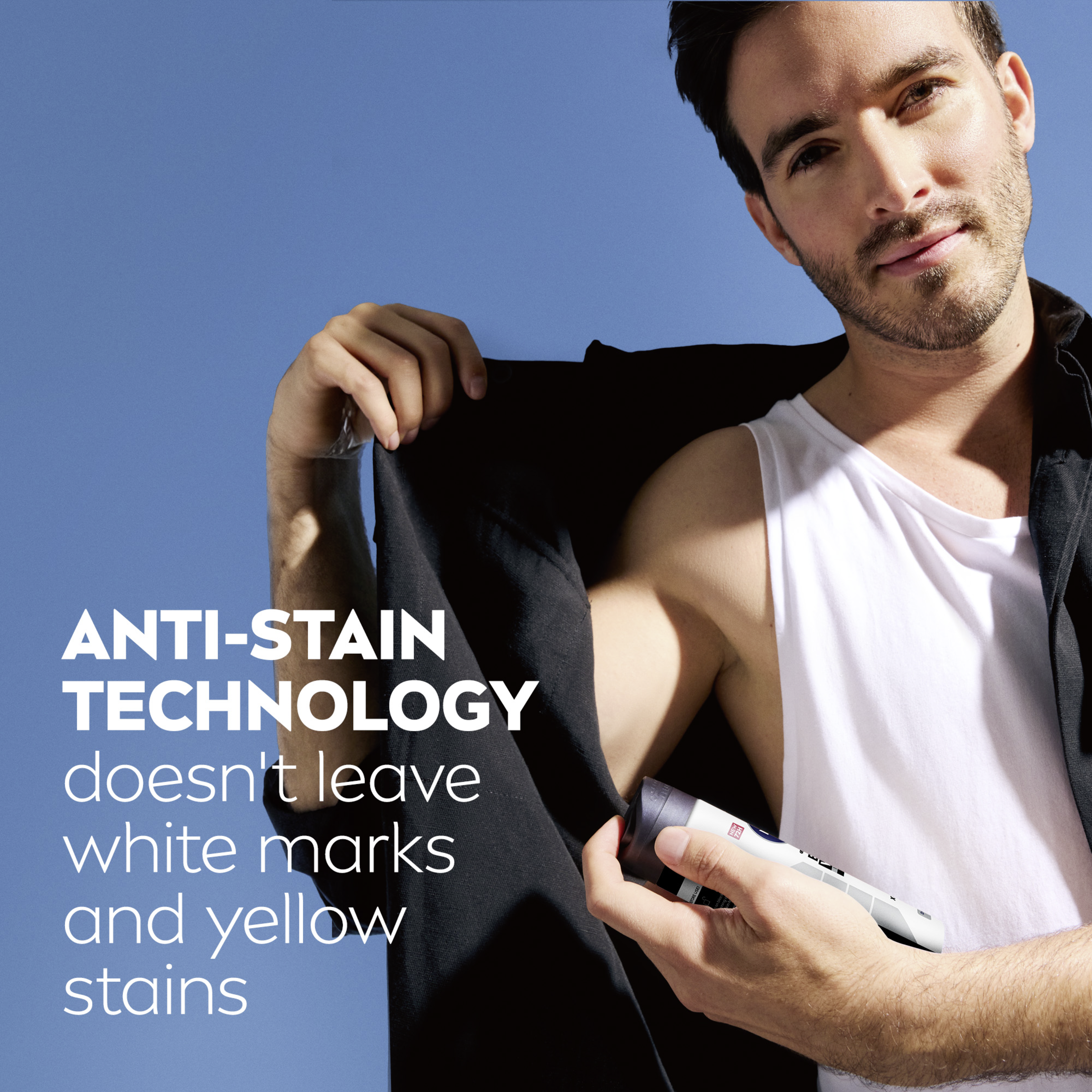 NIVEA MEN ANTIPERSPIRANT B&W INVISIBLE ORIGINAL 48H 250ML - Image 5