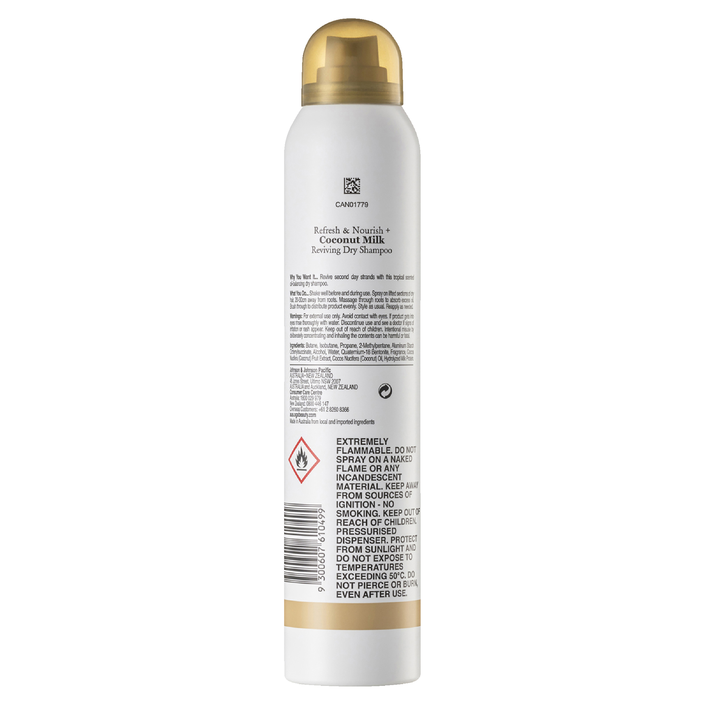 OGX COCONUT MILK DRY SHAMPOO 200ML - Image 2