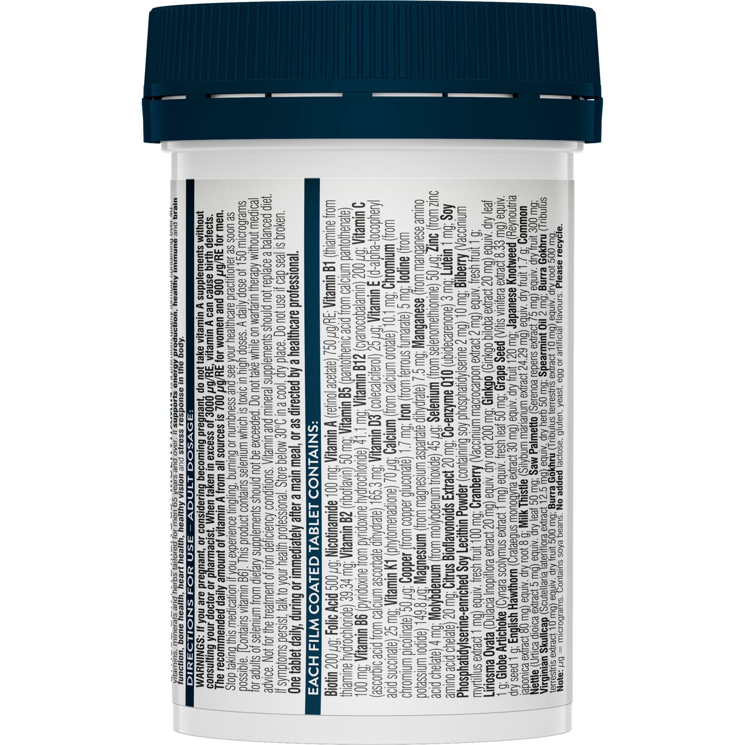 SWISSE ULTIVITE MEN 65+ TABLETS 60 - Image 2