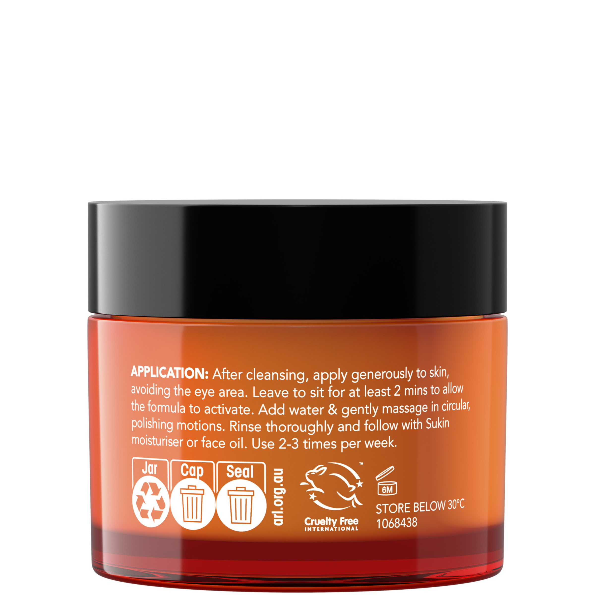 SUKIN GLOW ACTIVE C 2 IN 1 EXFOLIATOR 50ML - Image 4