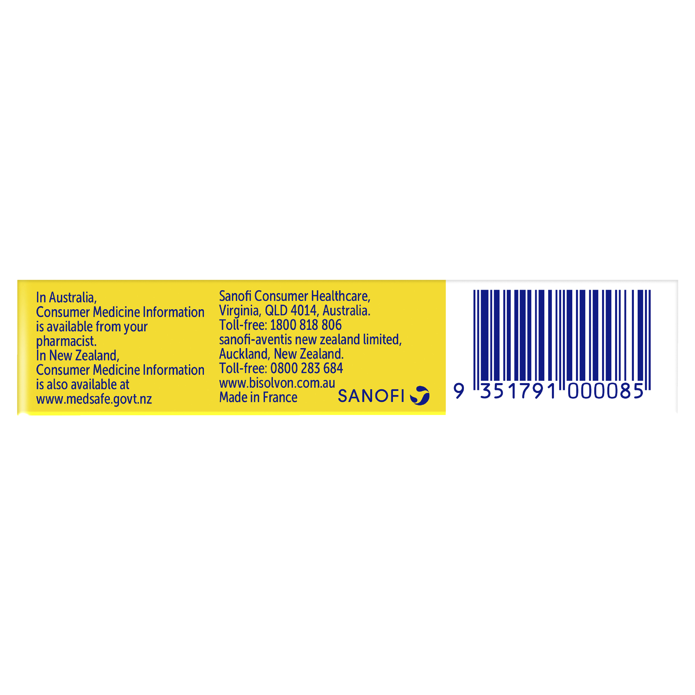 BISOLVON CHESTY FORTE 8MG 30 TABLETS - Image 4