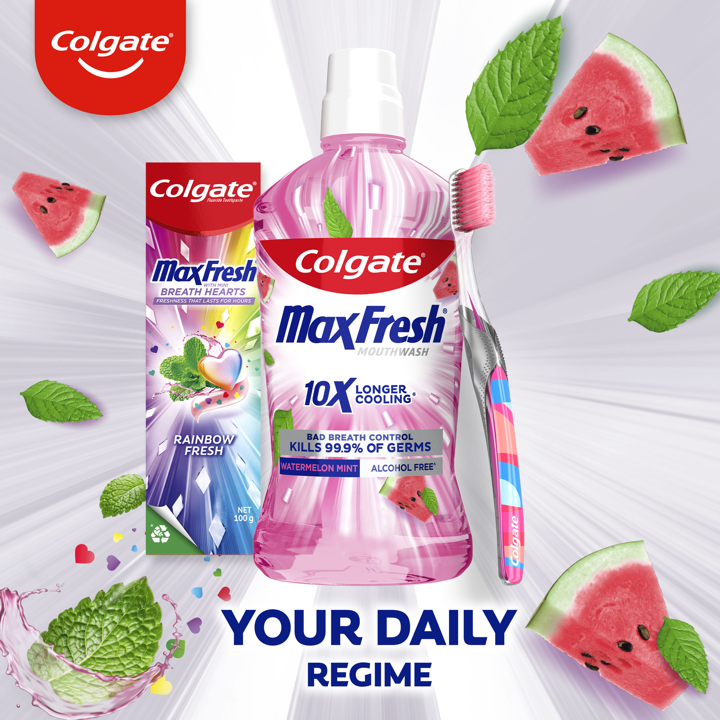 COLGATE MOUTHWASH MAX FRESH WATERMELON 1 LITRE - Image 9
